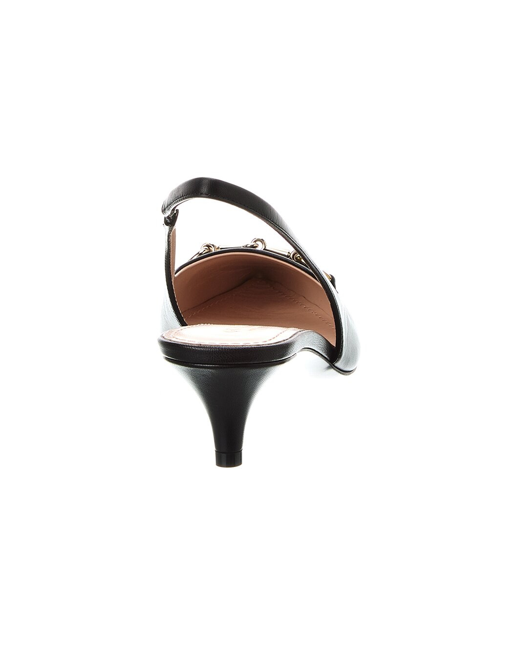 Gucci Horsebit Leather Slingback Pump - 3