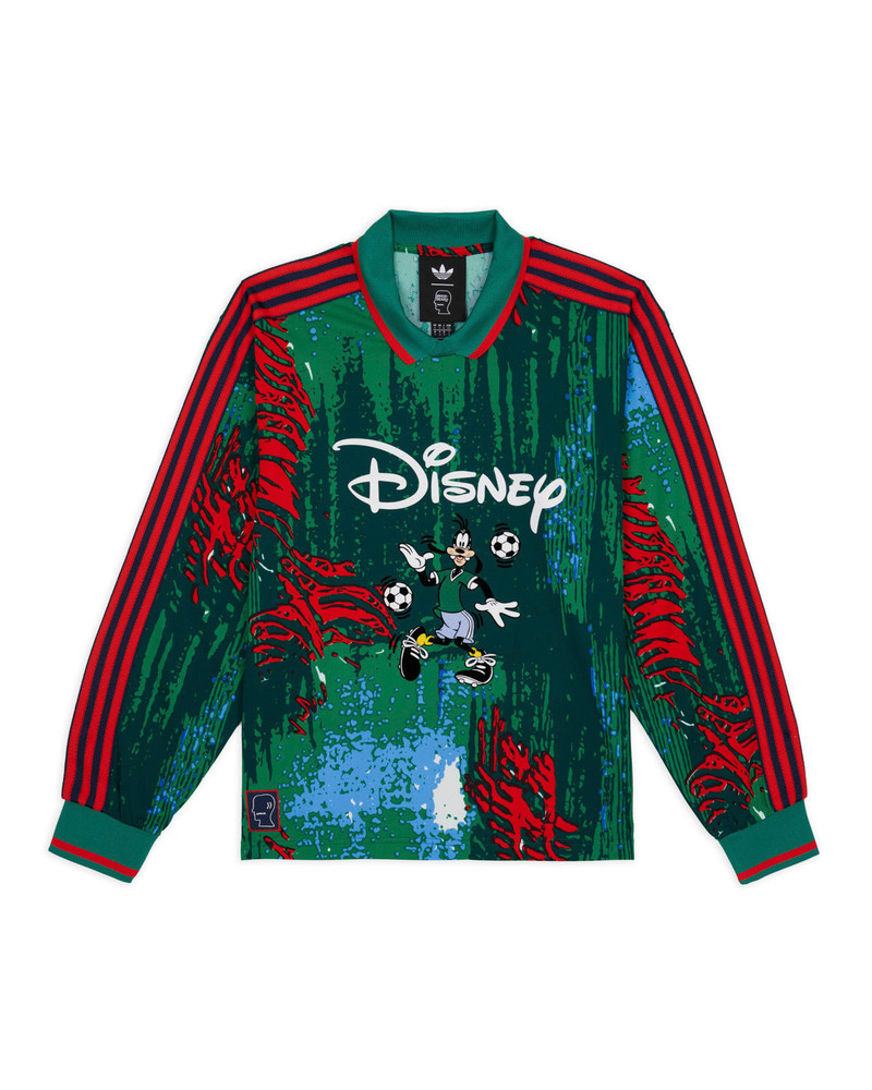 Brain Dead x Disney x Adidas Goofy Goalie Jersey - Red 1