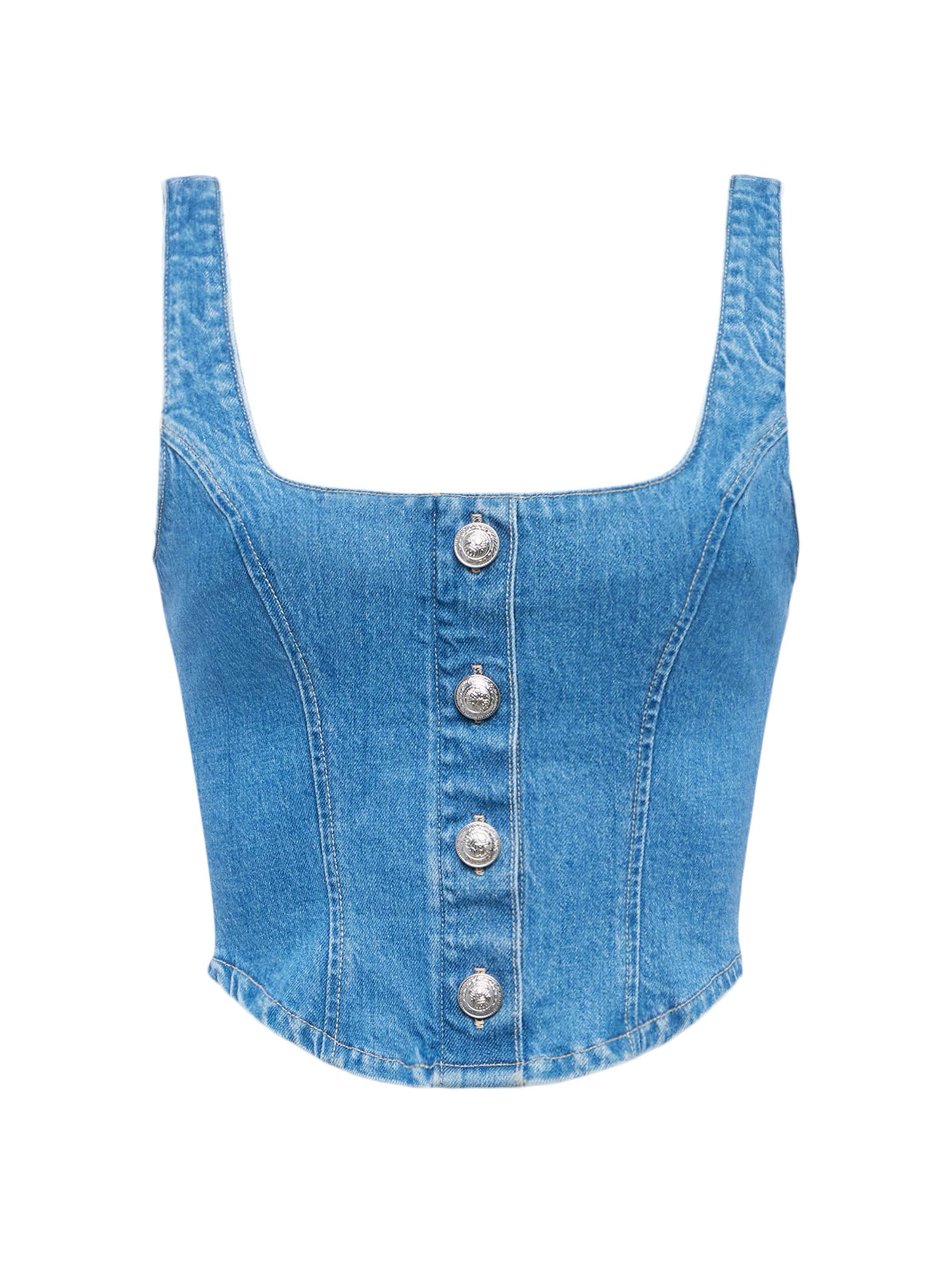 Saga Denim Top - 1