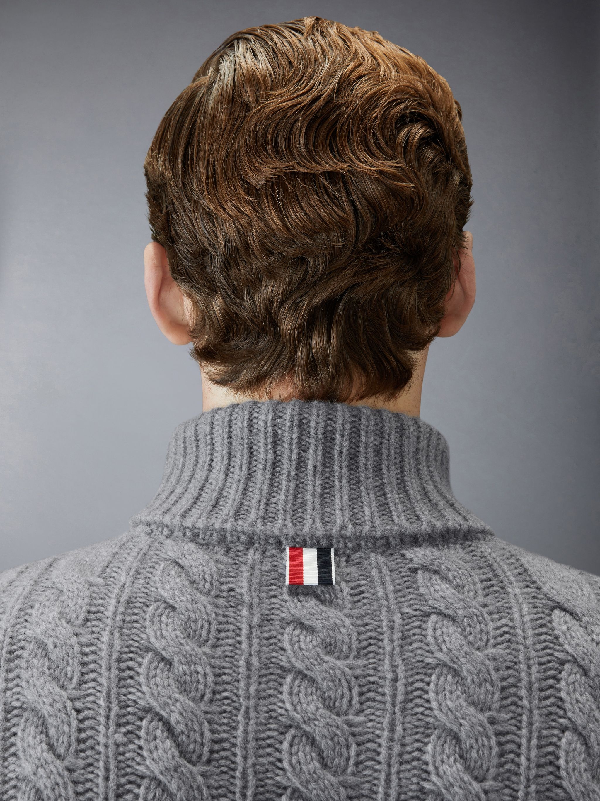 Classic Cashmere Cable Turtle Neck - 5
