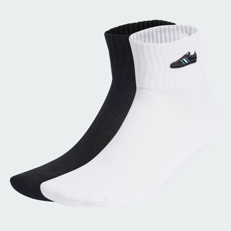 Samba Mid Ankle Socks 2 Pairs 1
