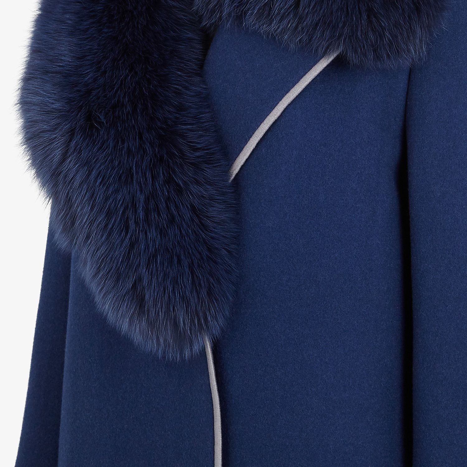 Blue wool coat - 3