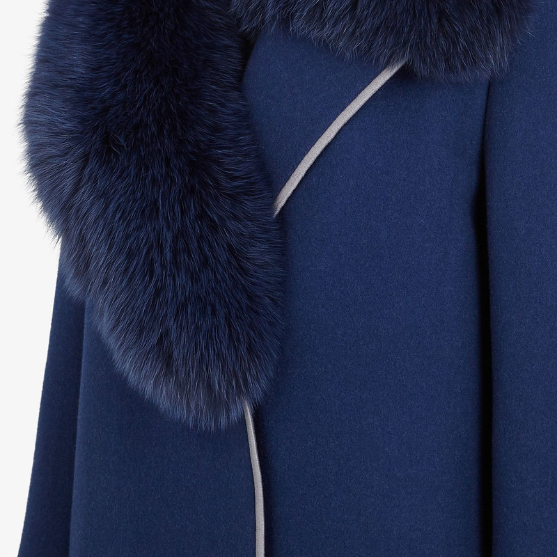 Blue wool coat 3