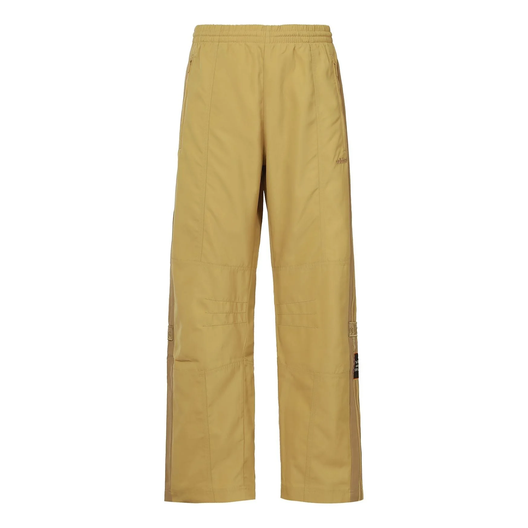 Men's adidas originals Contrasting Colors Side Casual Sports Pants/Trousers/Joggers Earthy Yellow H6 - 1