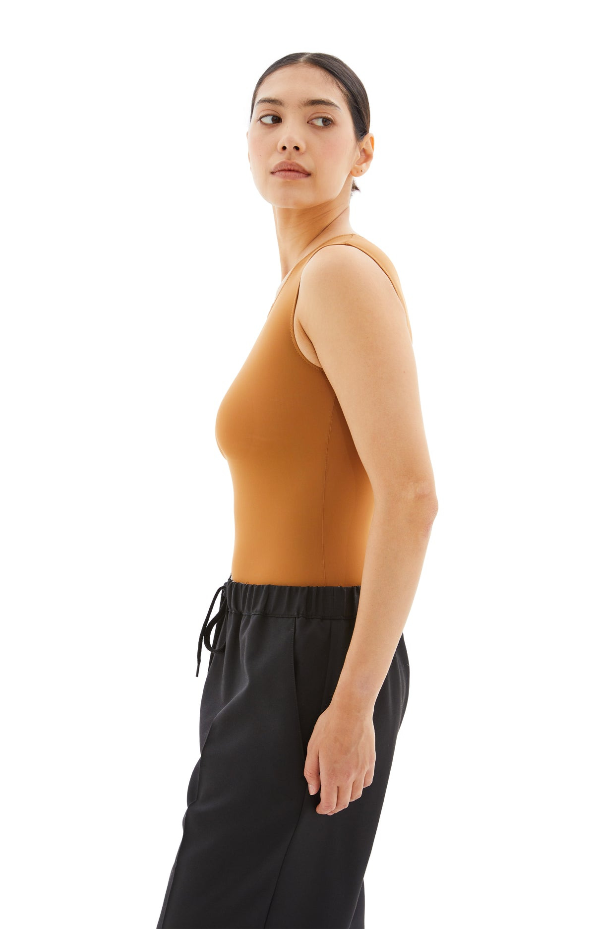 CLASSIC JERSEY BODYSUIT (CARAMEL) - 2