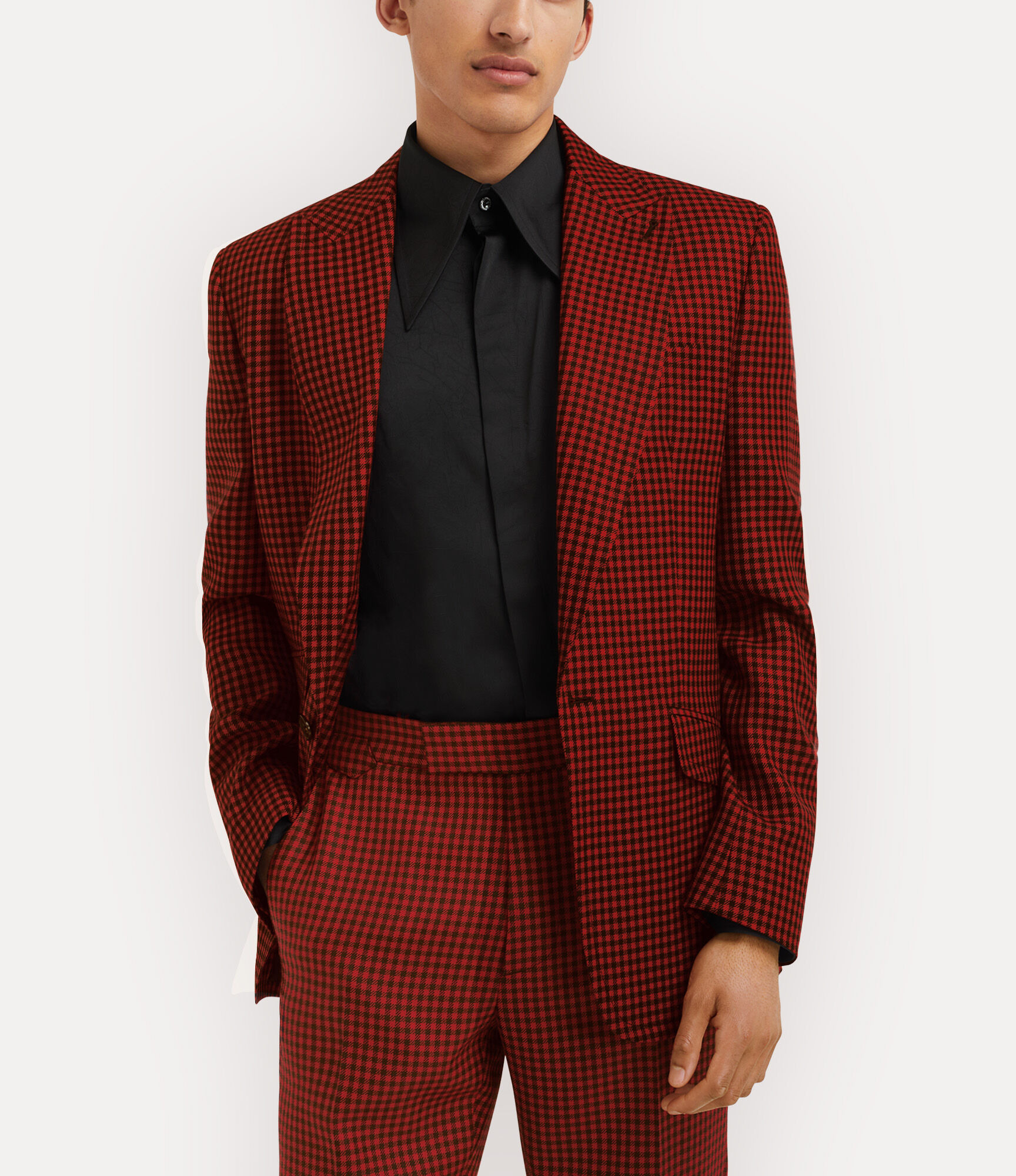 ONE BUTTON JACKET - 4