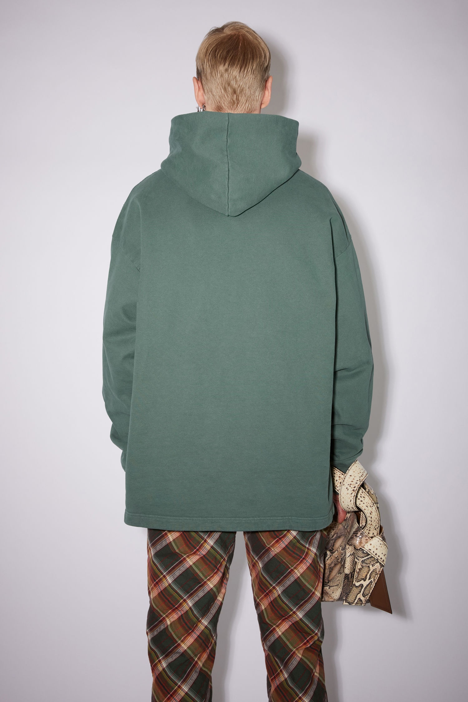 Hooded sweatshirt - Pine green - 3