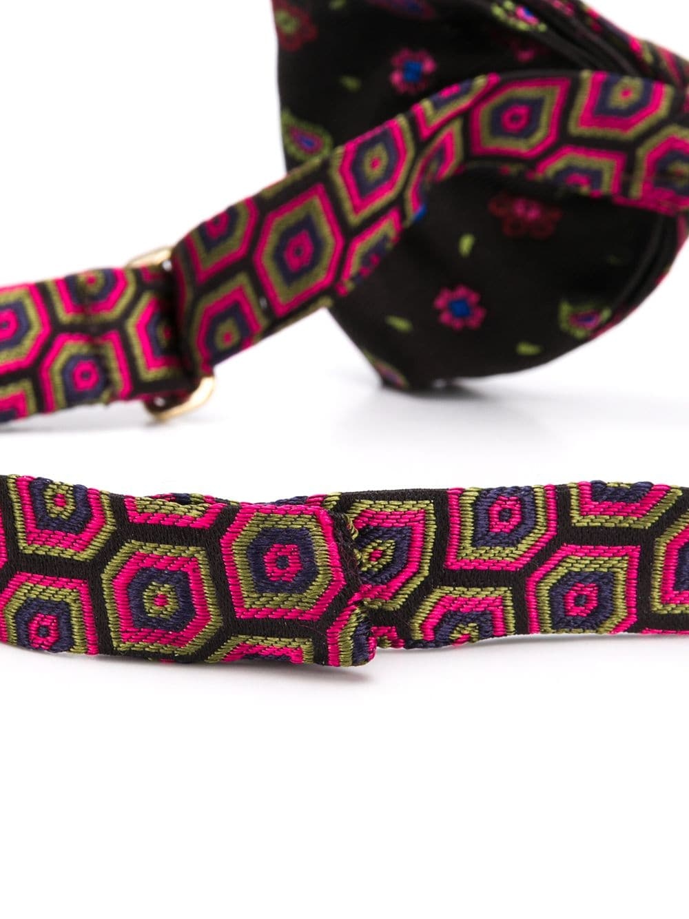 geometric-print bow tie - 3