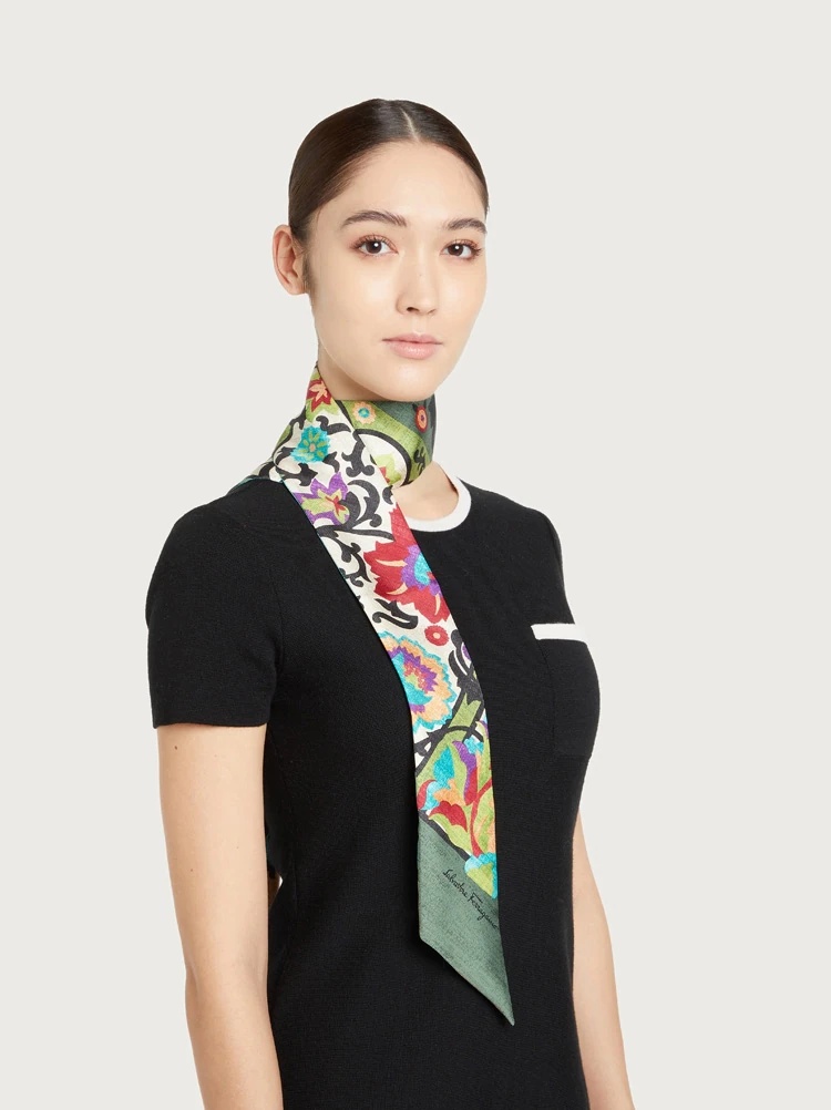 UZBEKISTAN PRINT SILK TWILLY - 2