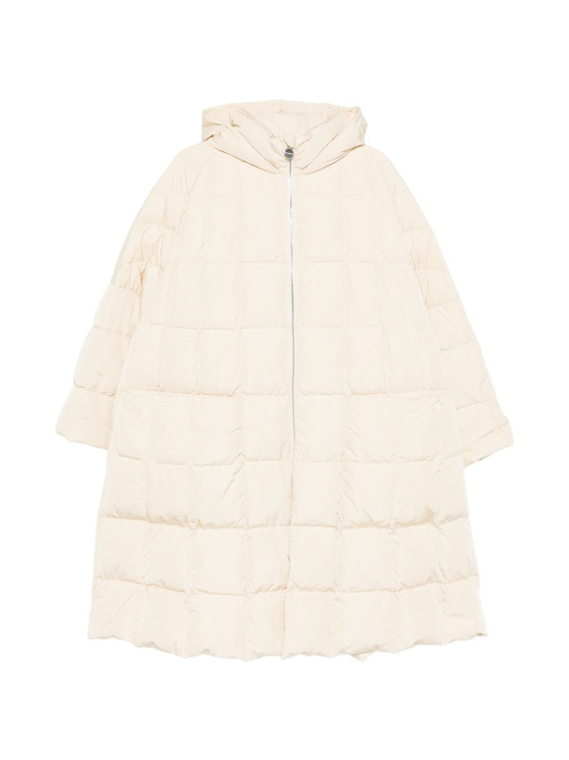 Trapeze hooded coat 1