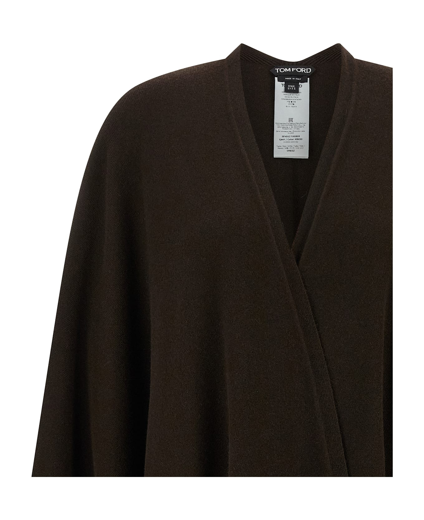 Cashmere Poncho - 3
