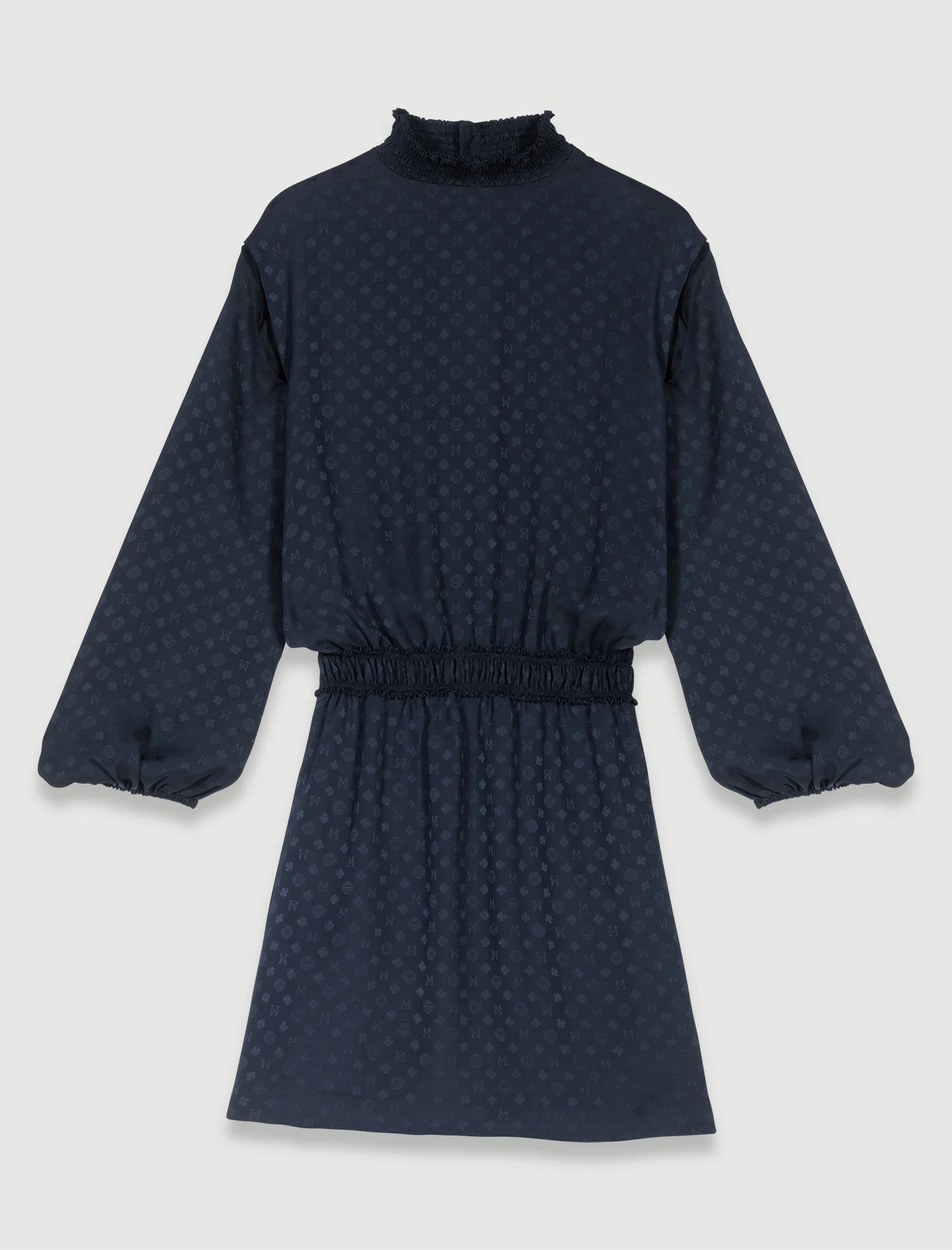 Short jacquard dress - 1