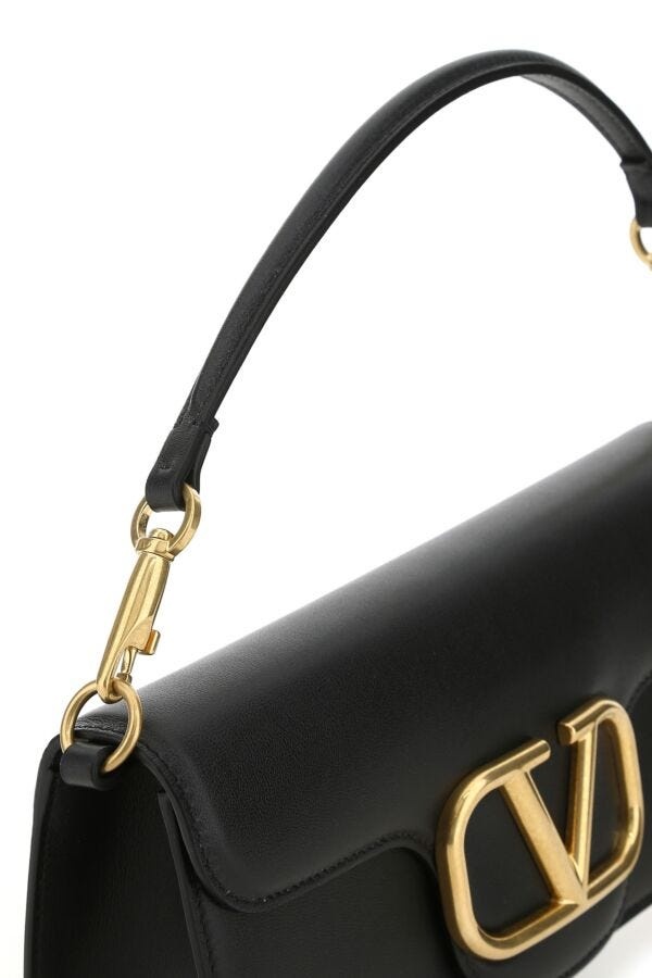 Black leather Locò handbag - 4