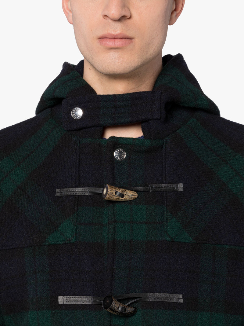 WEIR BLACKWATCH WOOL DUFFLE COAT 5