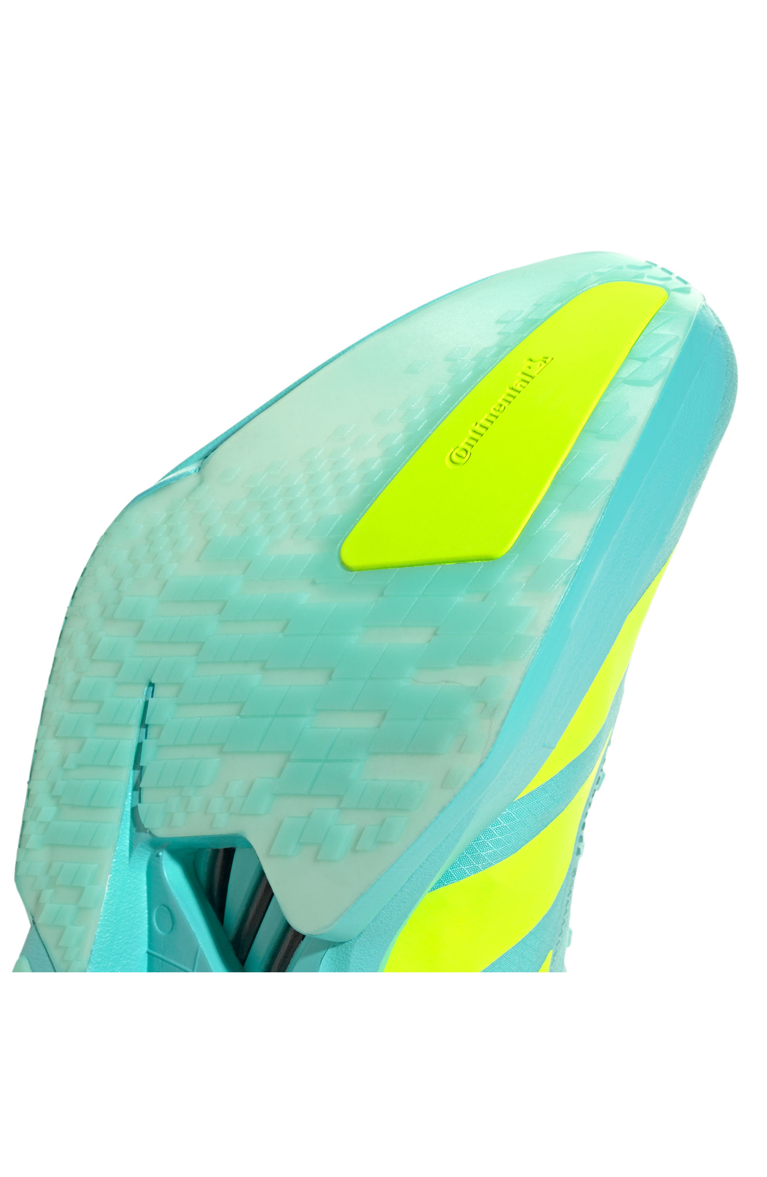 adidas Gender Inclusive Adios 9 Pro 4 Running Sneaker in Aqua/Lucid Lemon/Mint at Nordstrom - 8