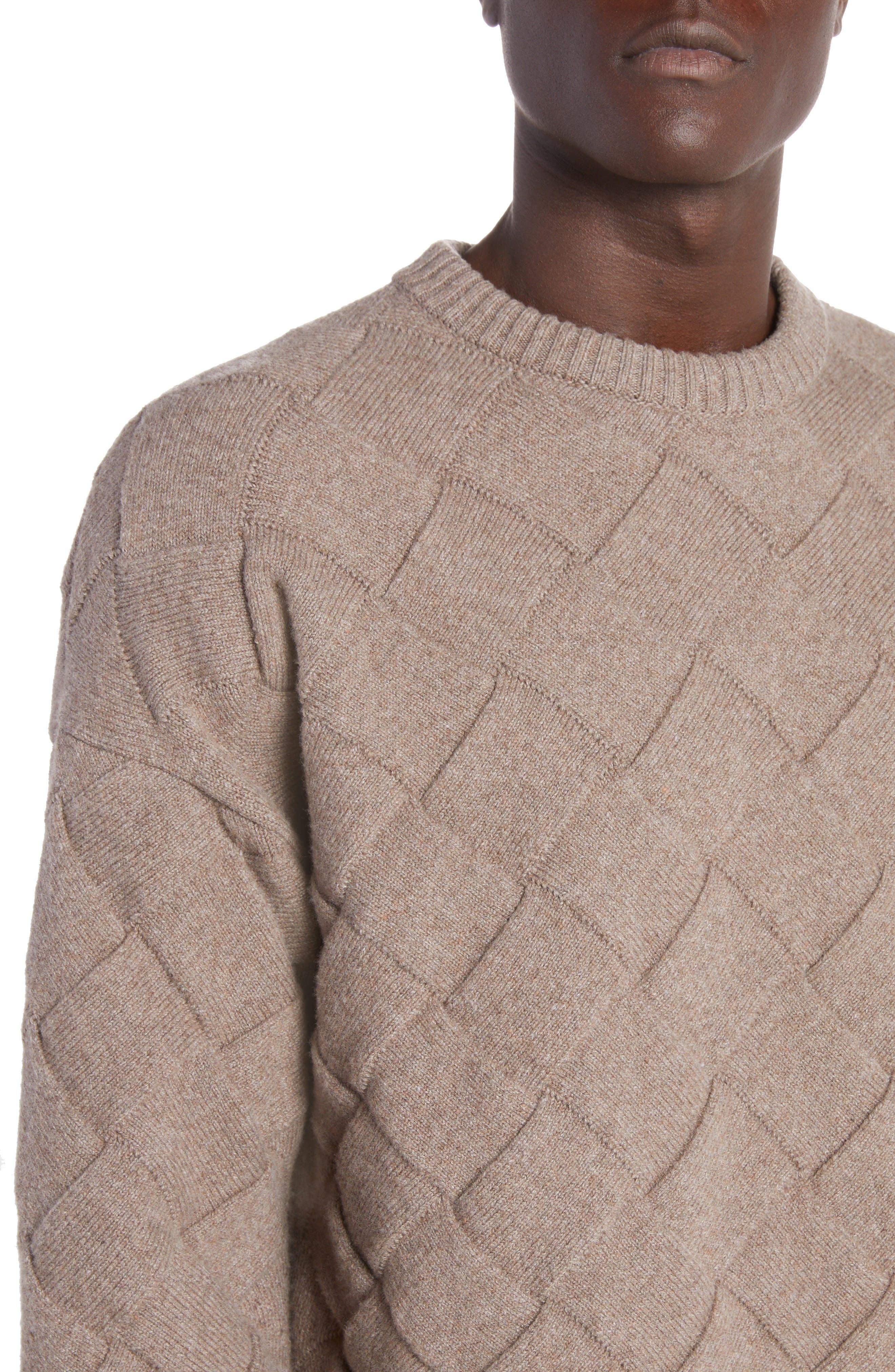 Intreccio 3D Knit Wool Blend Sweater - 4