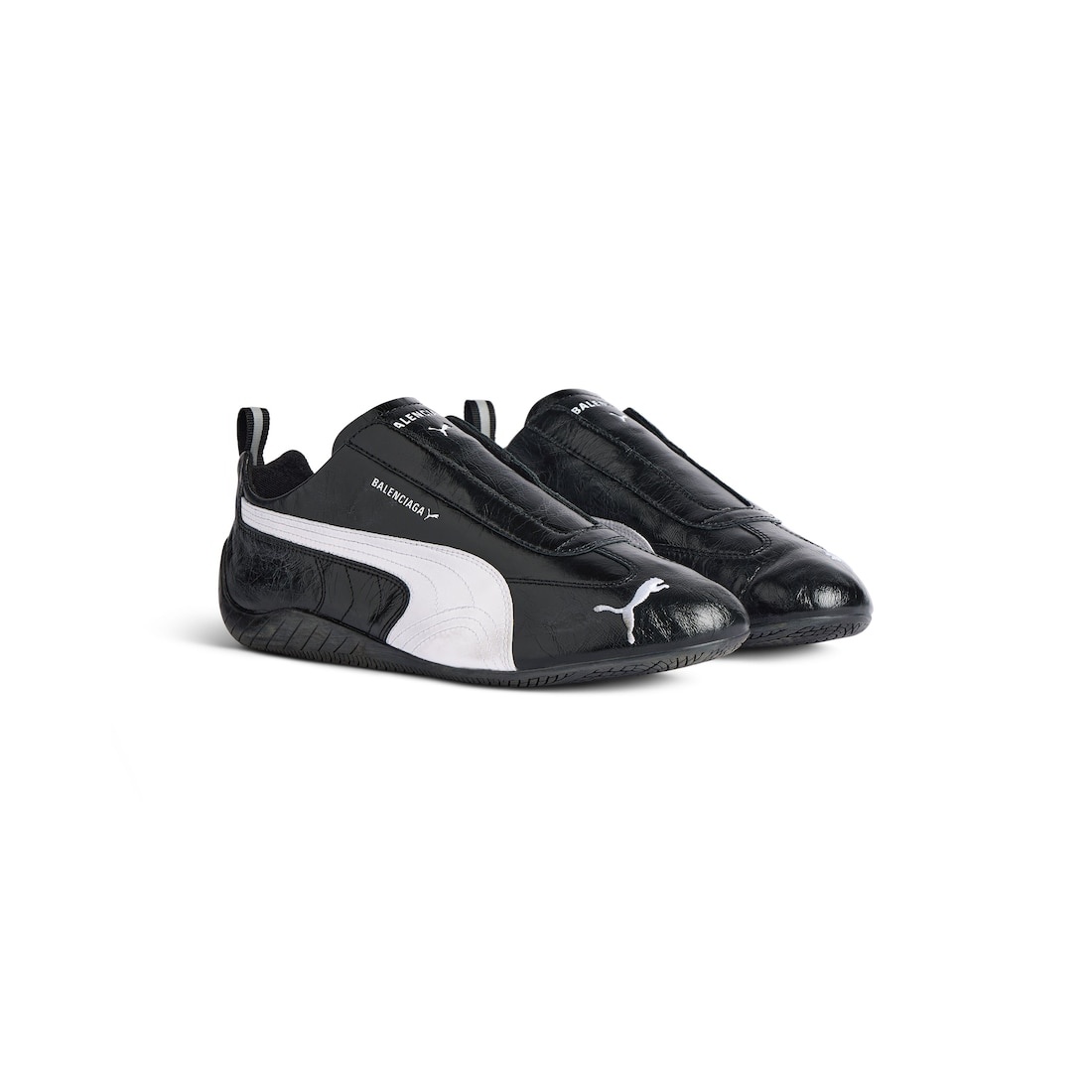 Speedcat Leather Balenciaga in Black/white - 2