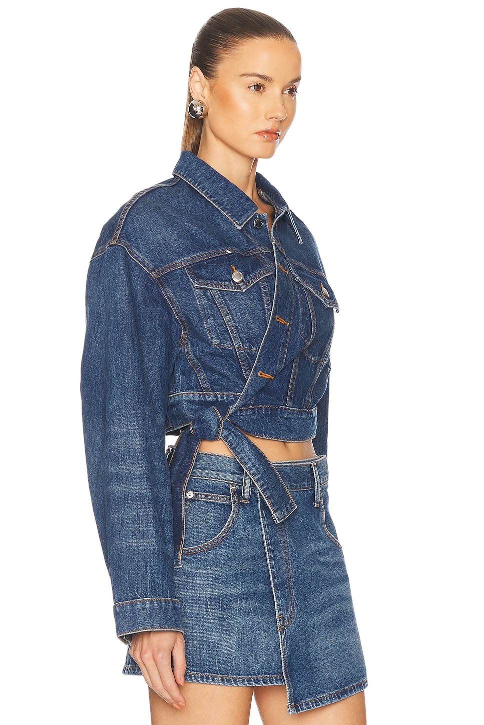 Wrapped Trucker Jacket - 2
