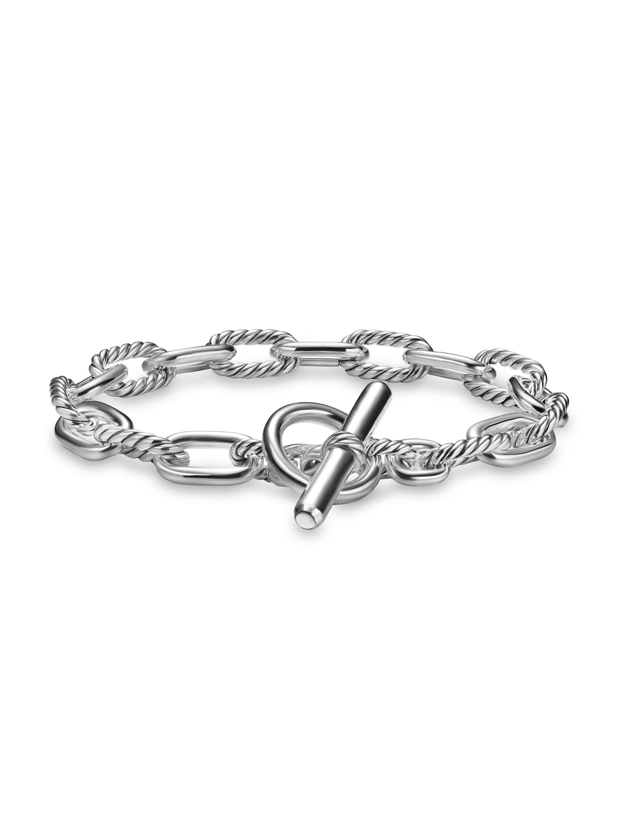 Women's DY Madison Toggle Chain Bracelet in Sterling Silver, 8.5MM - Silver - 1