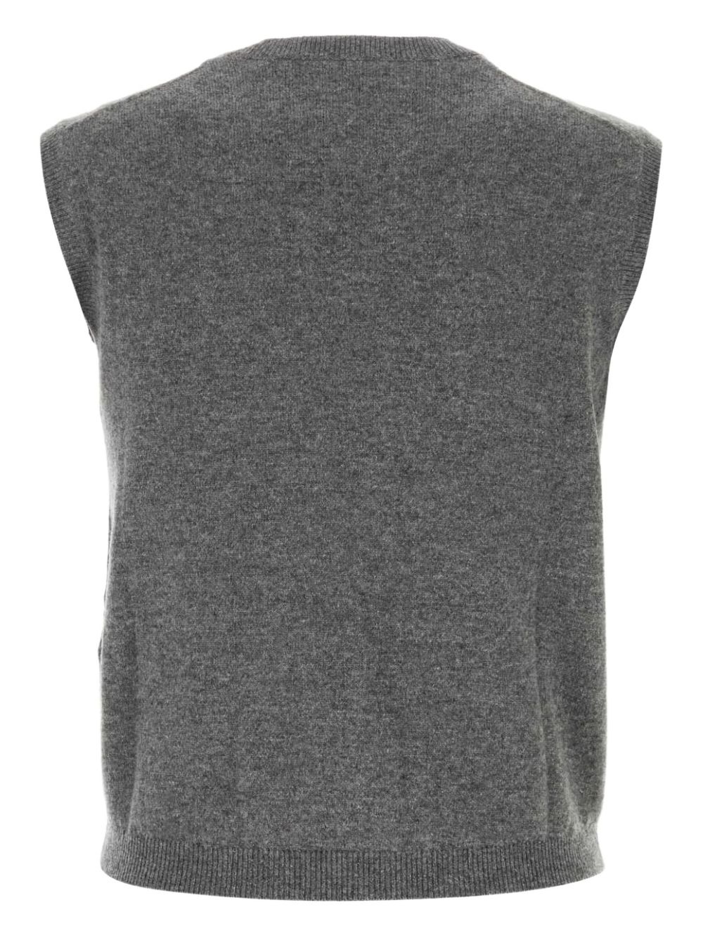 sleeveless knitted top - 2