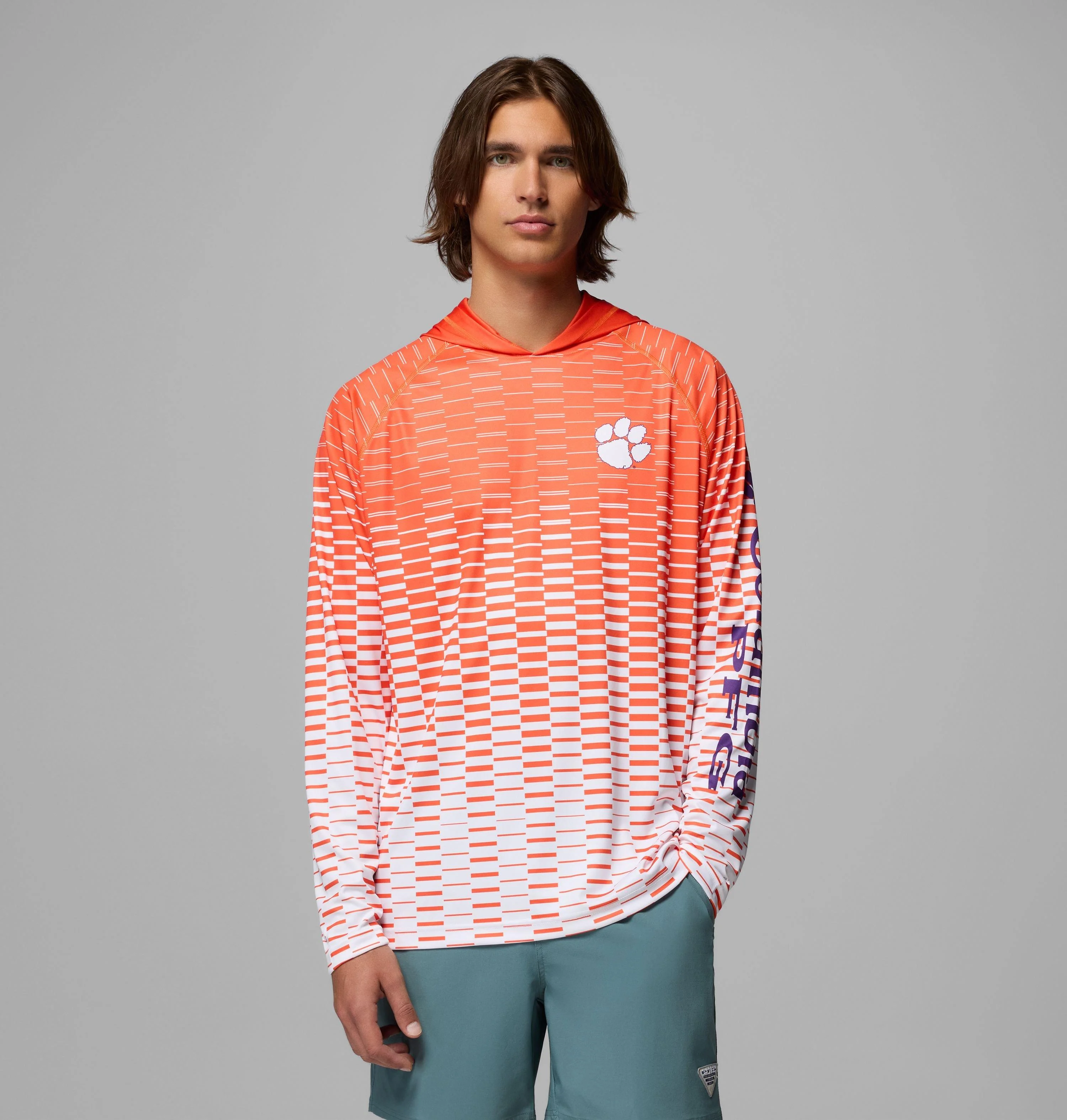 Men's Collegiate PFG Super Terminal Tackle Hoodie - Clemson - 1