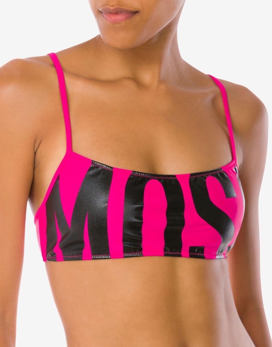 MAXI LOGO BIKINI TOP - 1