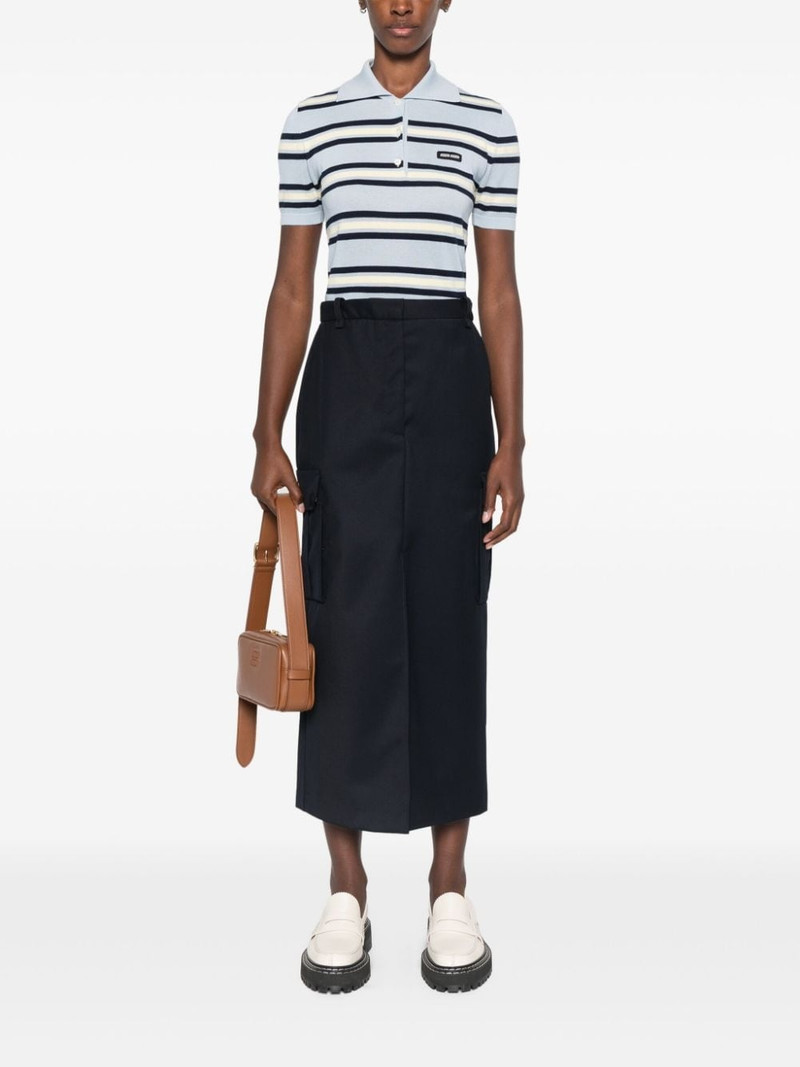 Sandro cargo maxi skirt outlook
