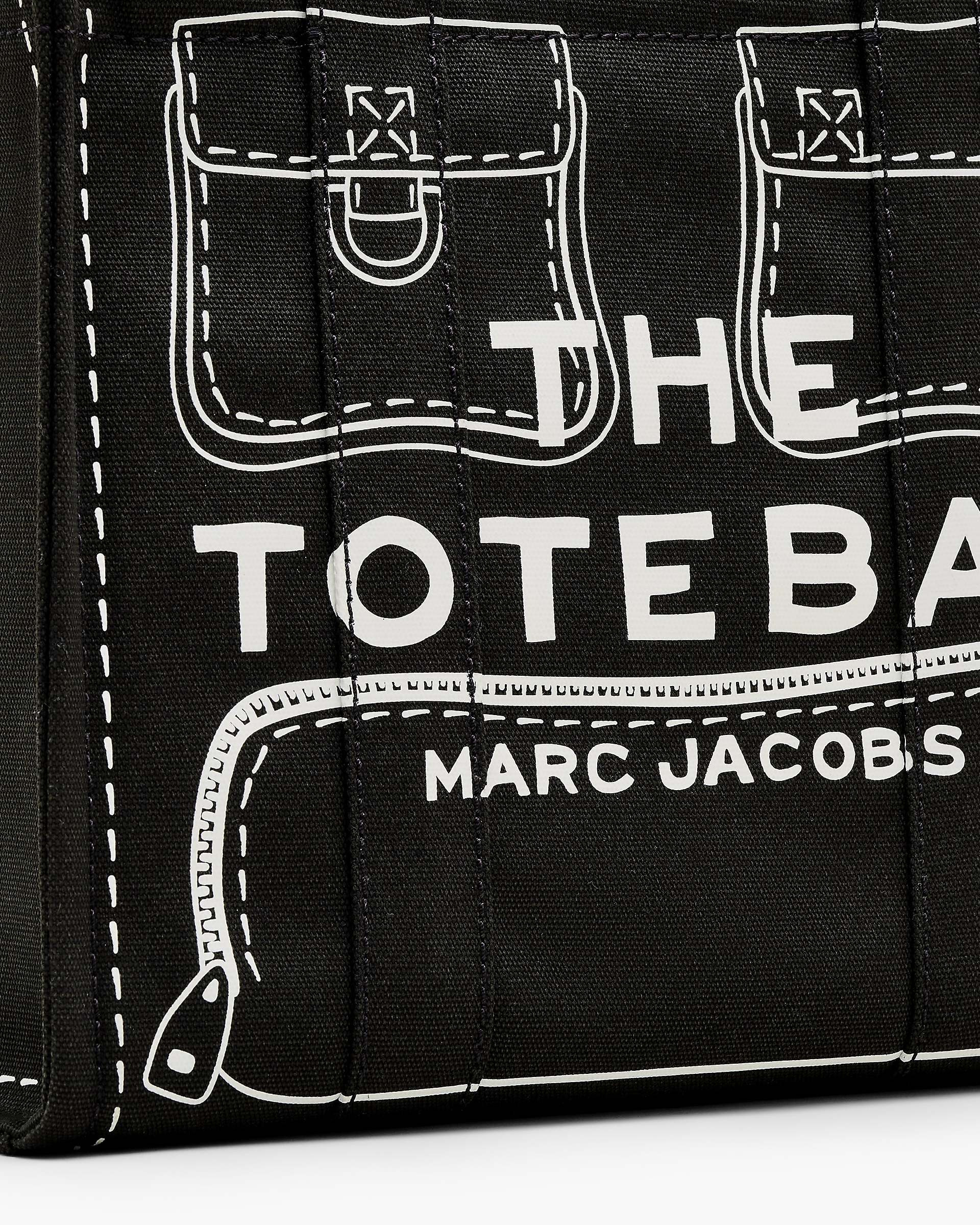 THE TROMPE L'OEIL CARGO CANVAS MEDIUM TOTE BAG - 5
