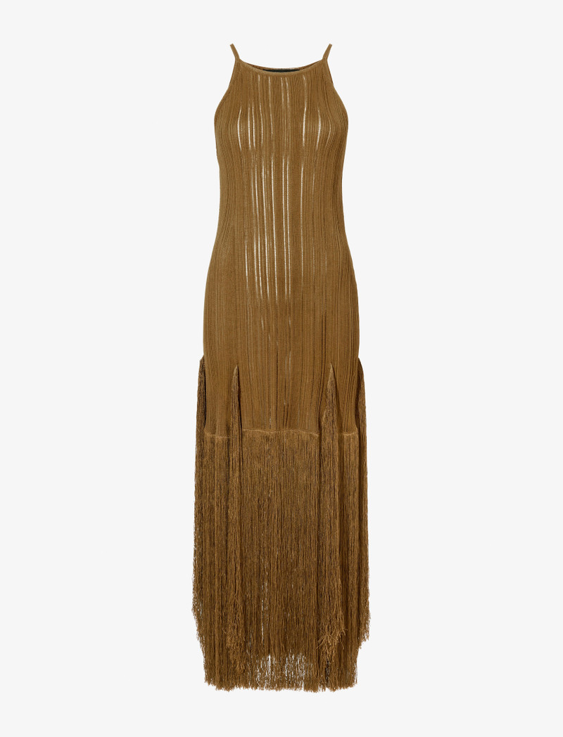 Everly 드레스 에 Viscose Fringe Knit 1