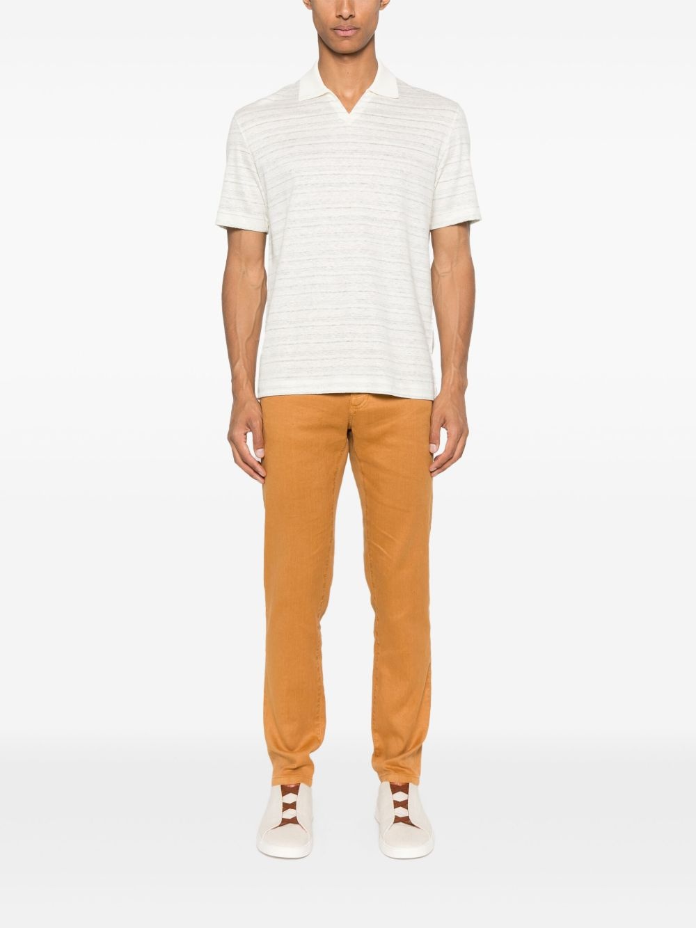striped short-sleeve T-shirt - 2