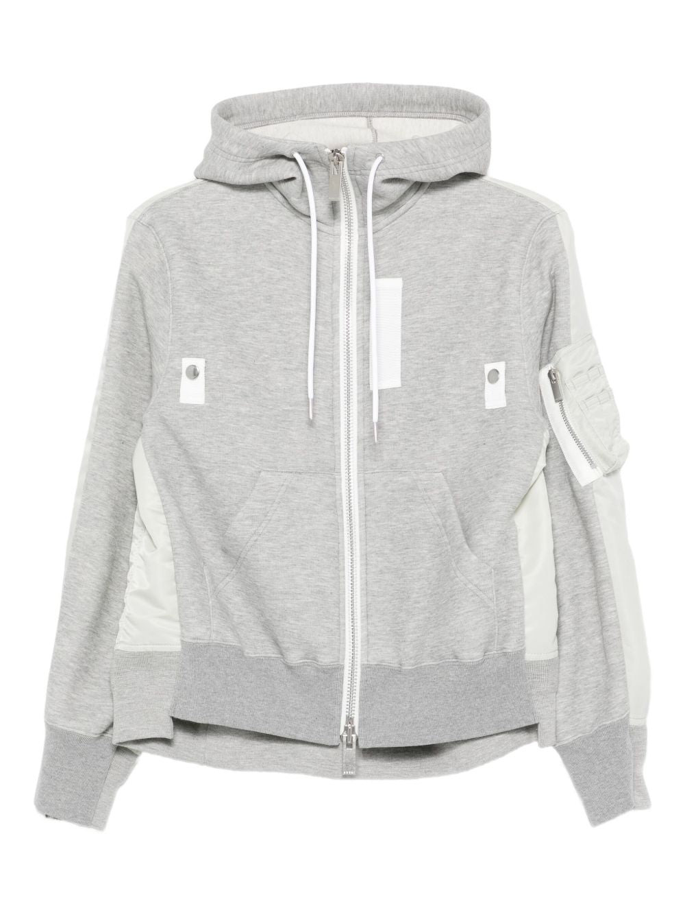 Sacai Women Cotton And Nylon Hoodie - 1
