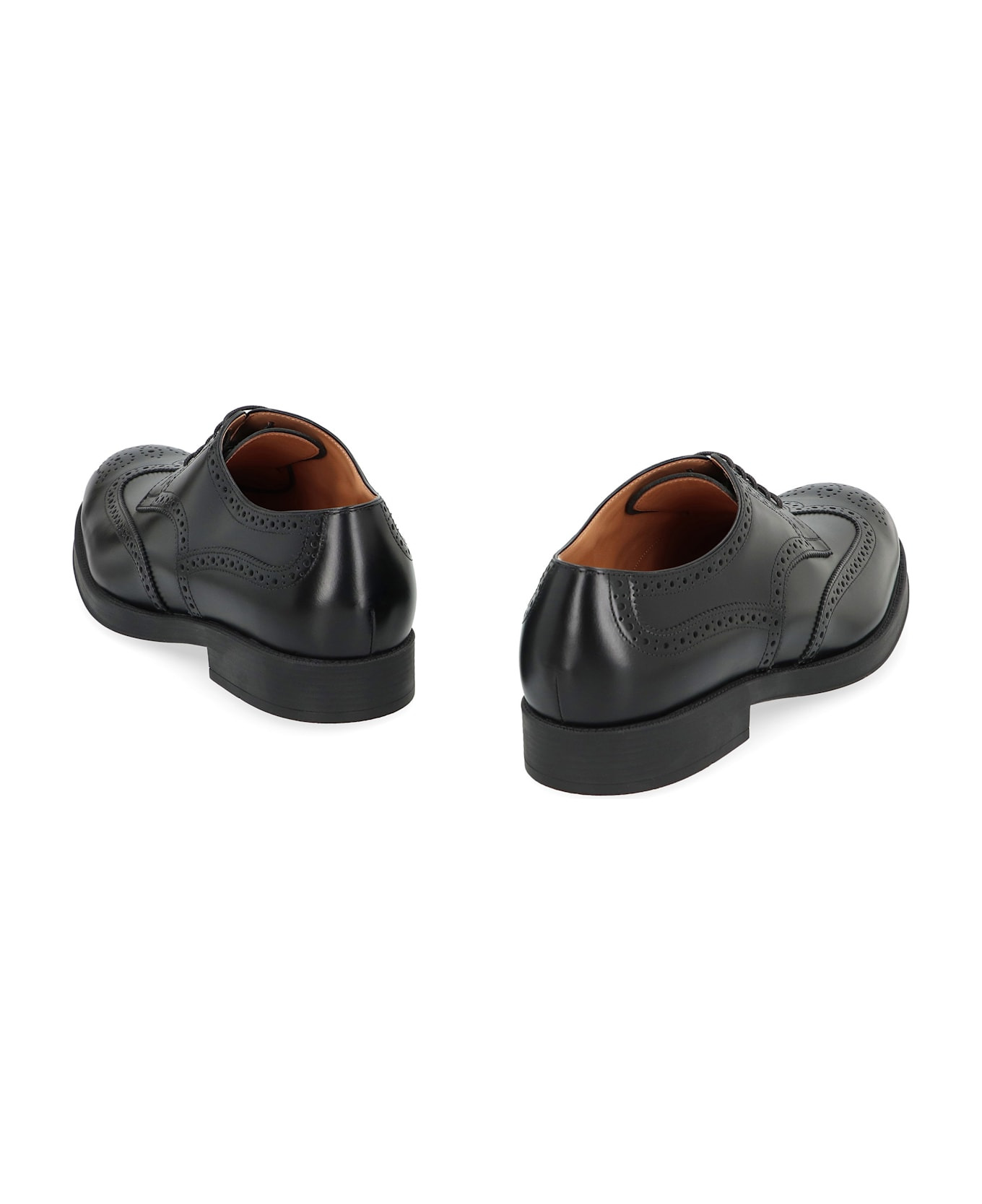 Leather Lace-up Shoes - 4
