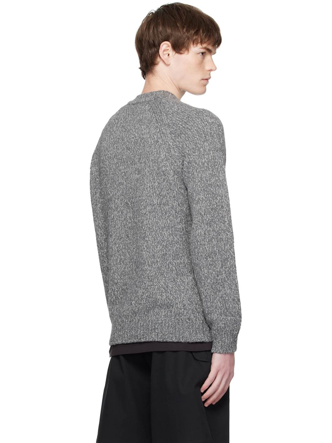 Gray 5100050 Crew Neck Sweater - 3