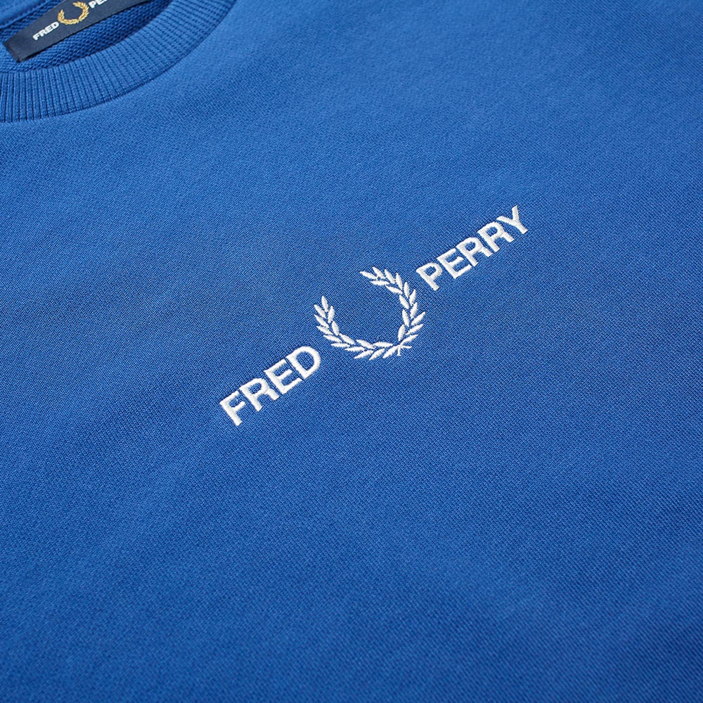 Fred Perry Authentic Embroidered Logo Crew Sweat - 2