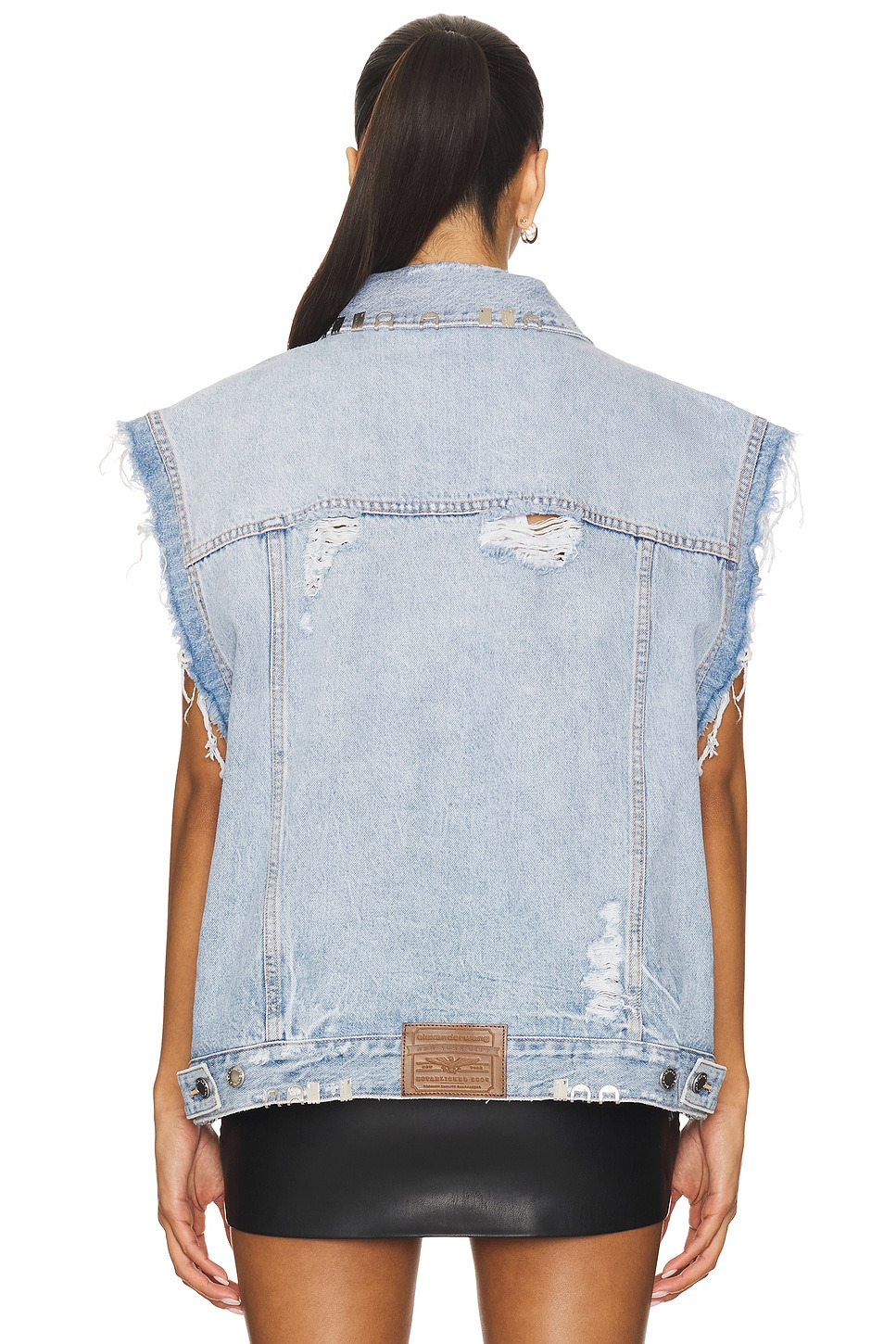 Distressed Oversized Vest - 3