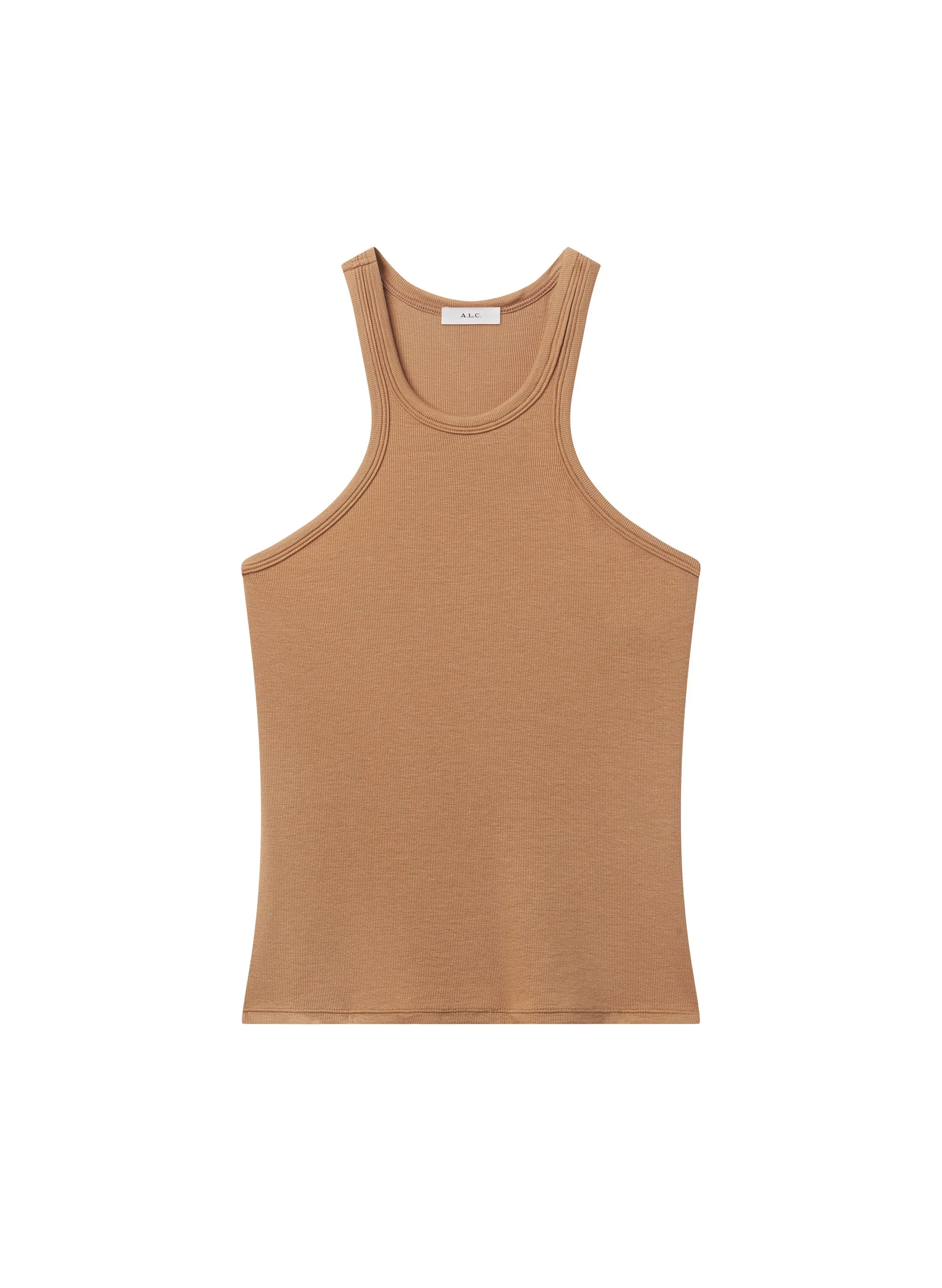 Dean Racerback Rib Knit Tank - 1
