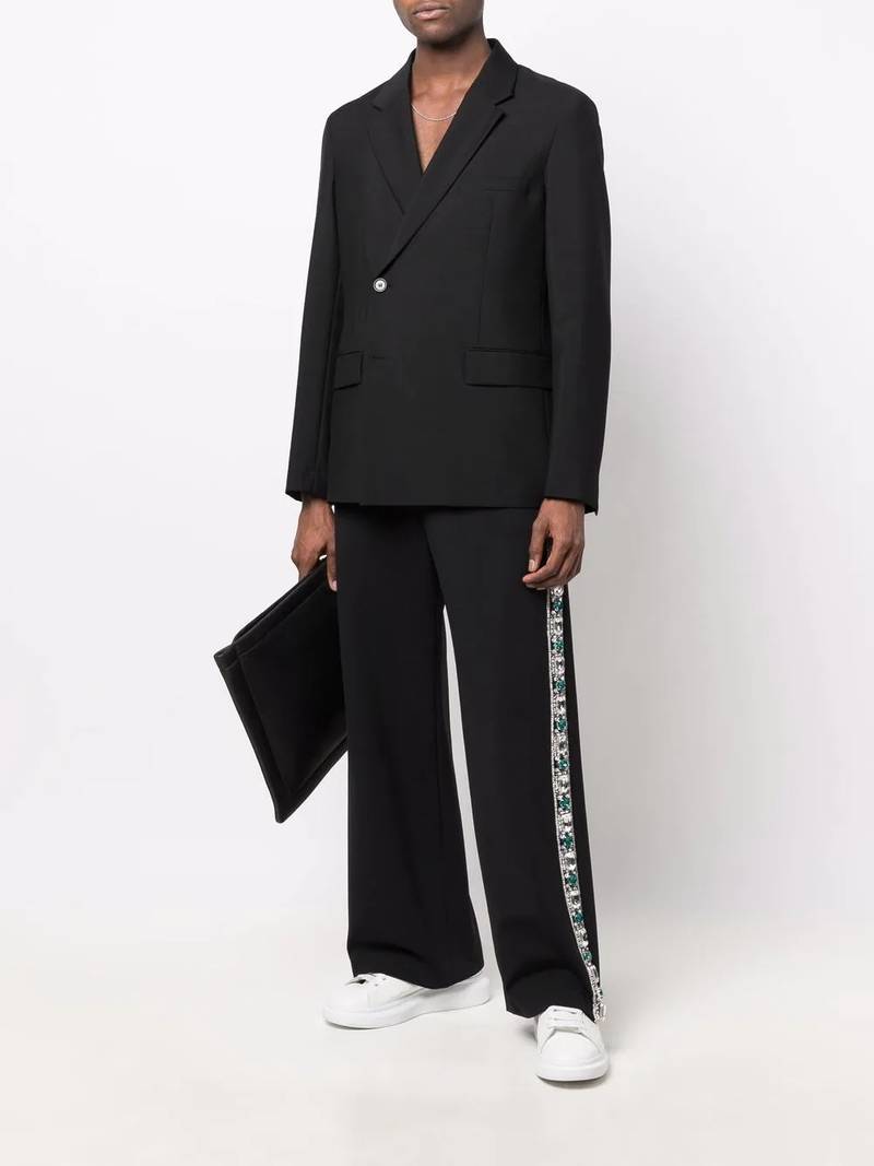 Balmain side-detail trousers outlook