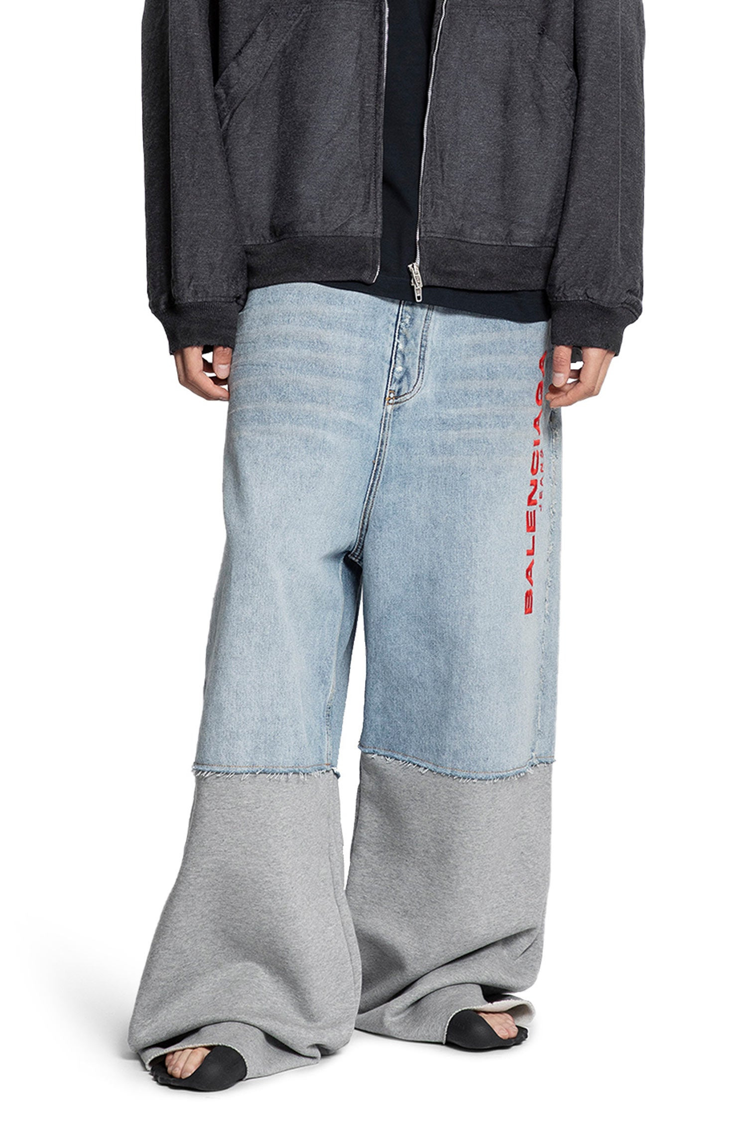 Patched-Molleton-Baggy-Pants - 6