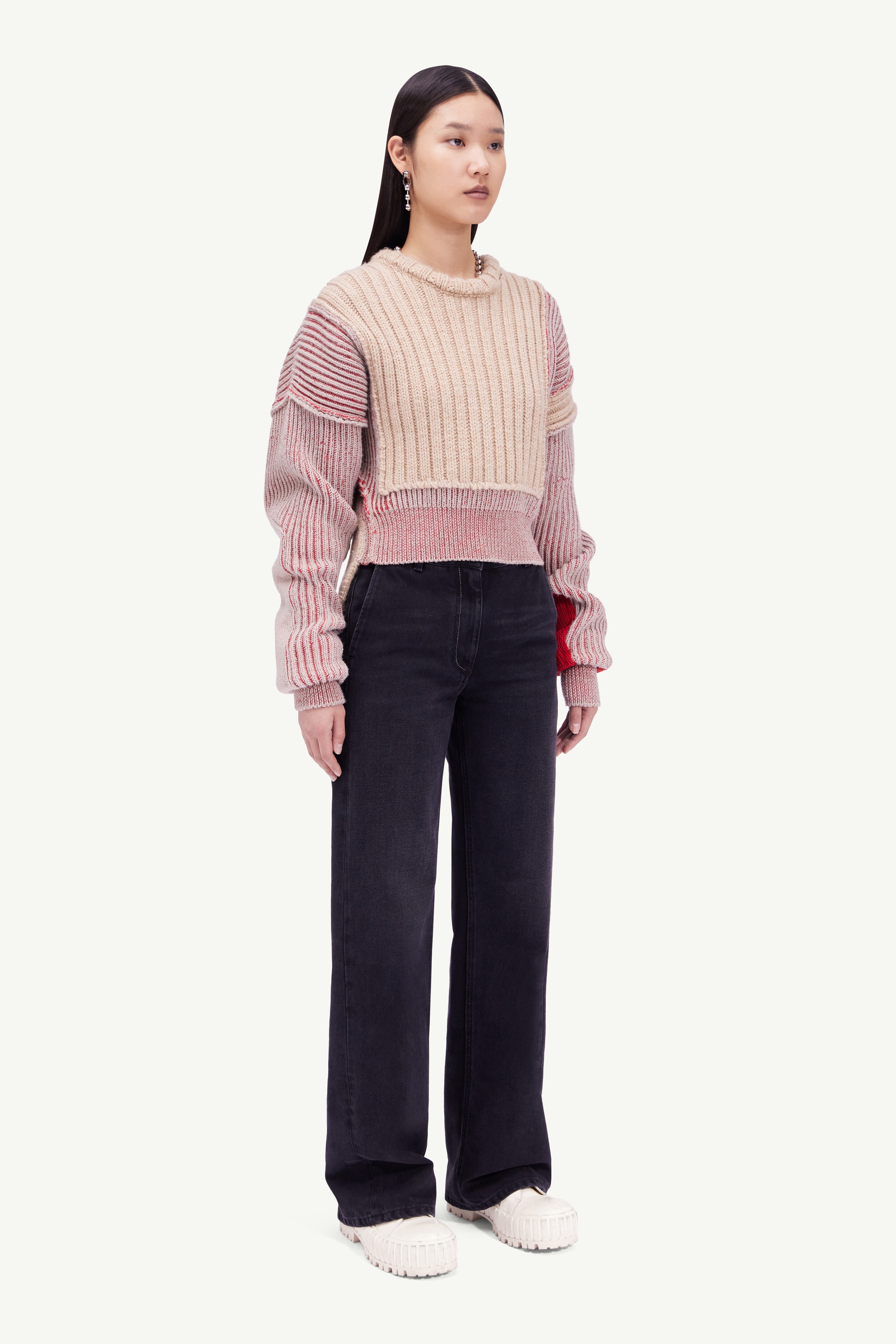 Spliced sweater - 3