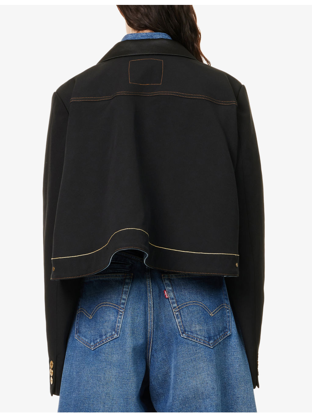 Sacai x Levi's Overlay Twill Denim Jacket - 5