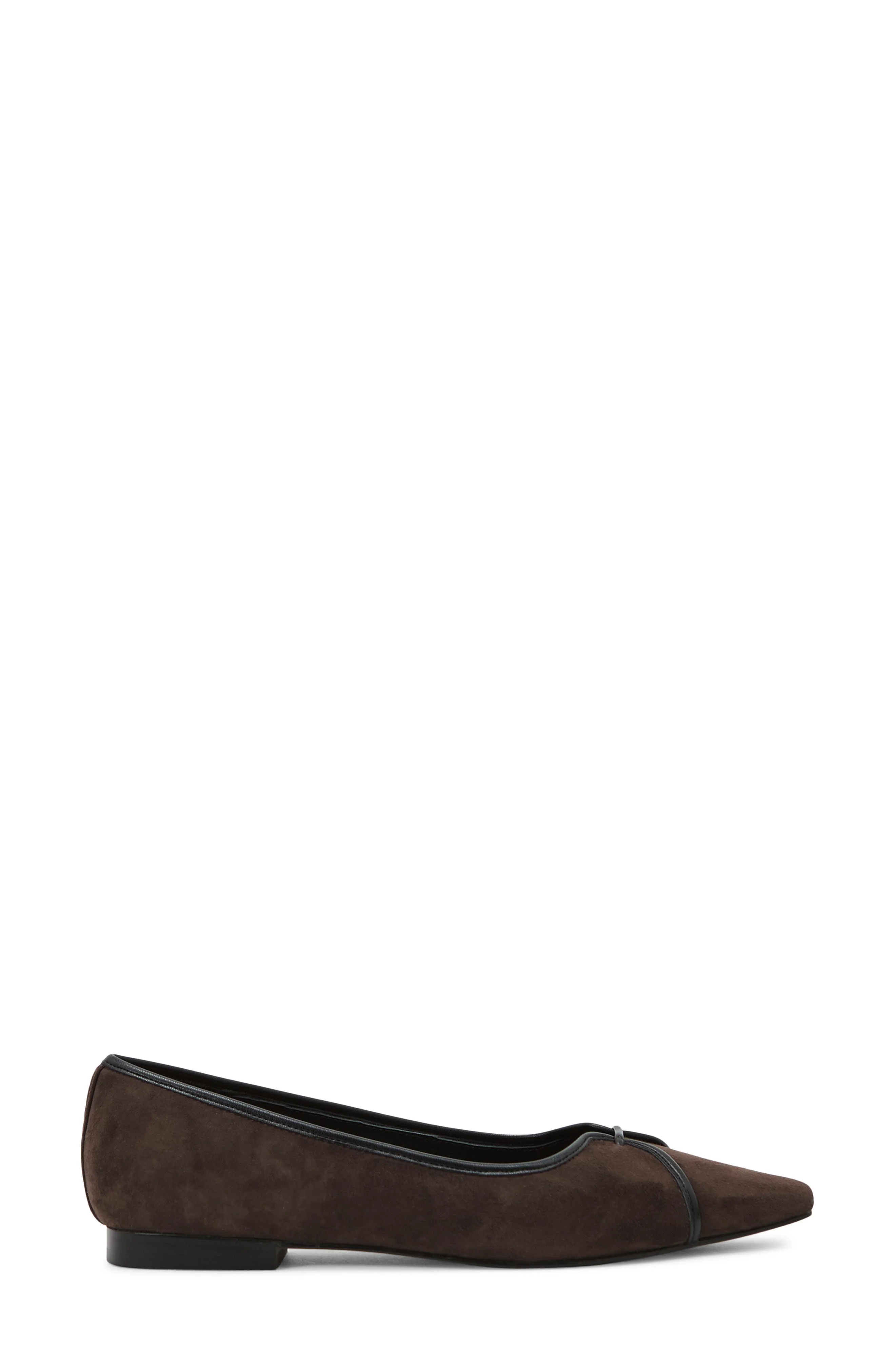 Reiss Evelyn Ballet Flat in Chocolate at Nordstrom - 1