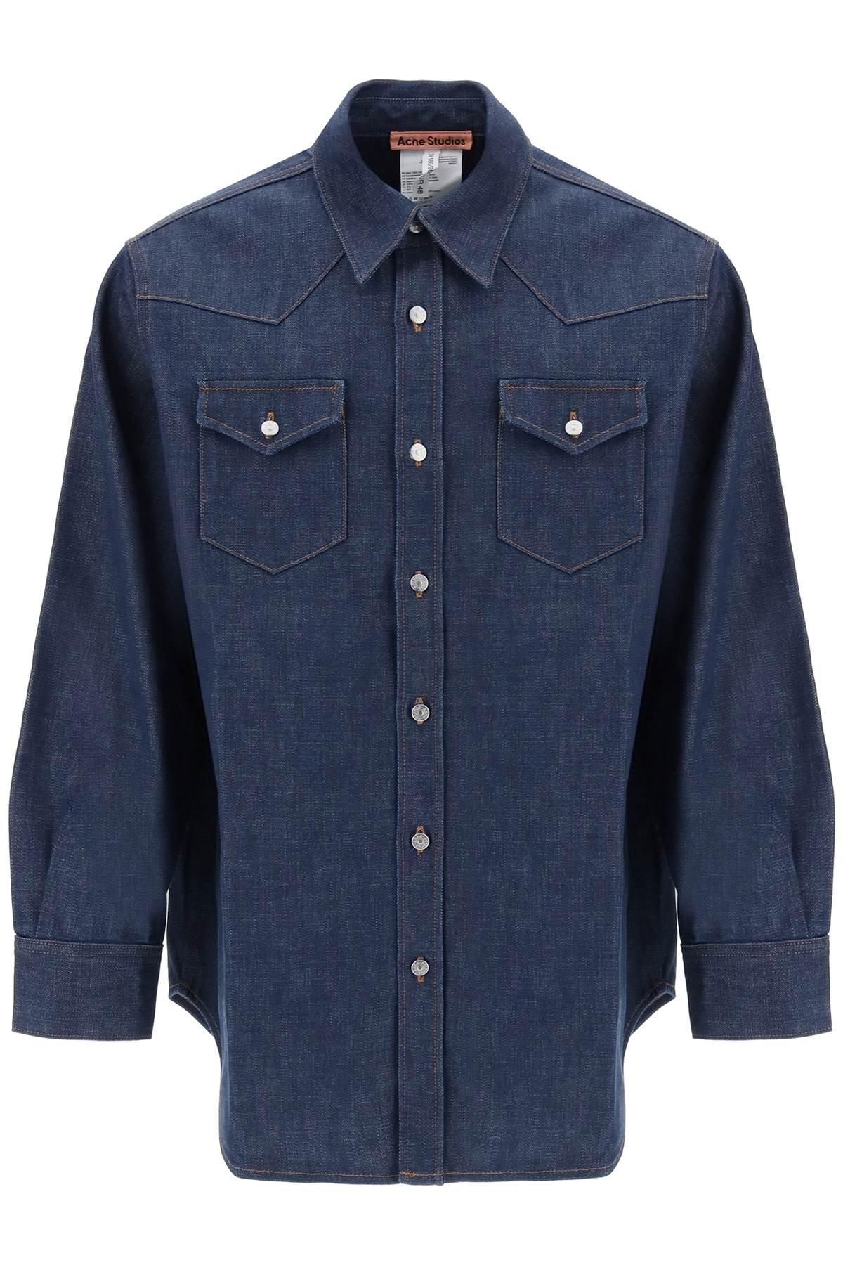 Organic denim overshirt - 1