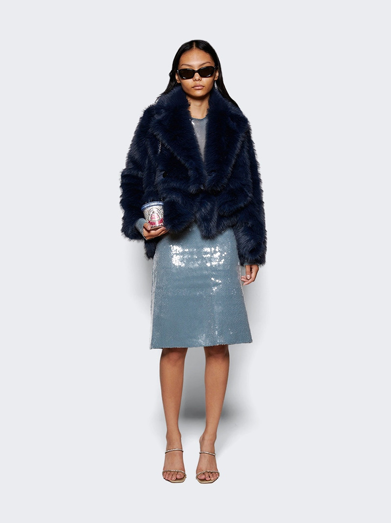 16ARLINGTON Wile Midi Skirt Dolphin Blue outlook