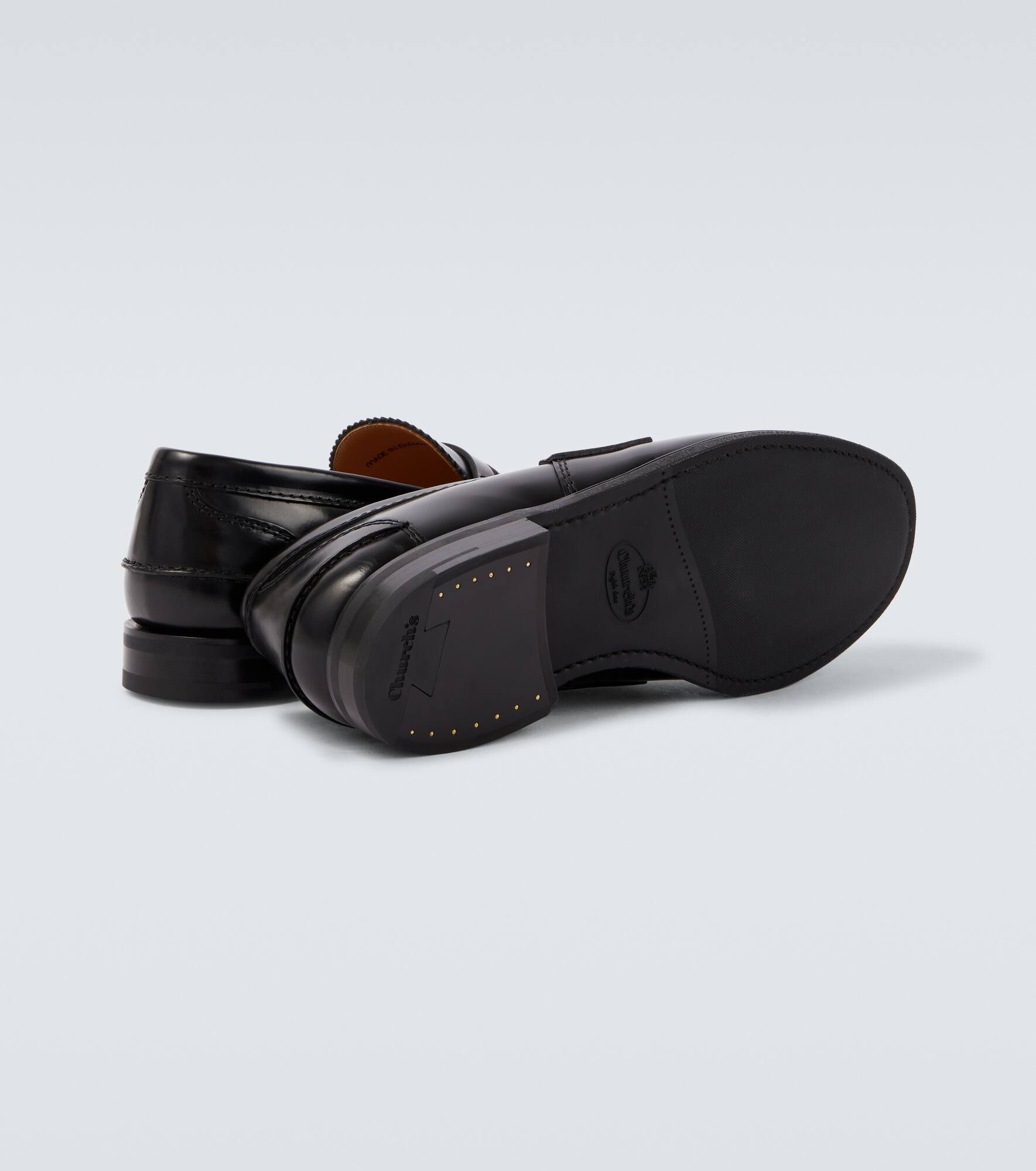 Pembrey leather penny loafers - 7