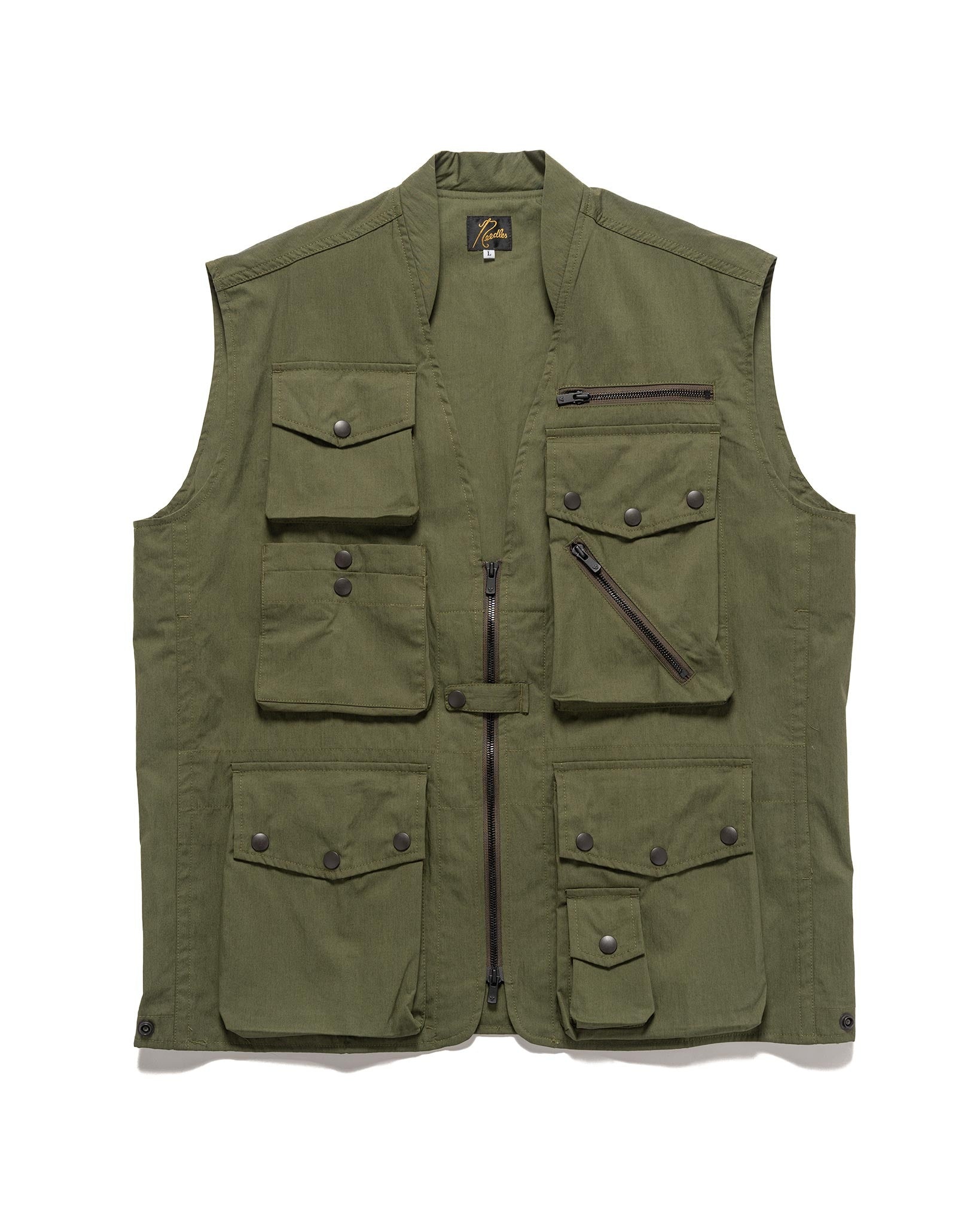 Field Vest - C/N Oxford Cloth Olive - 1