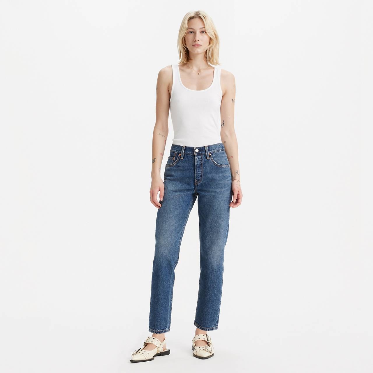 501 original fit jeans womens best sale