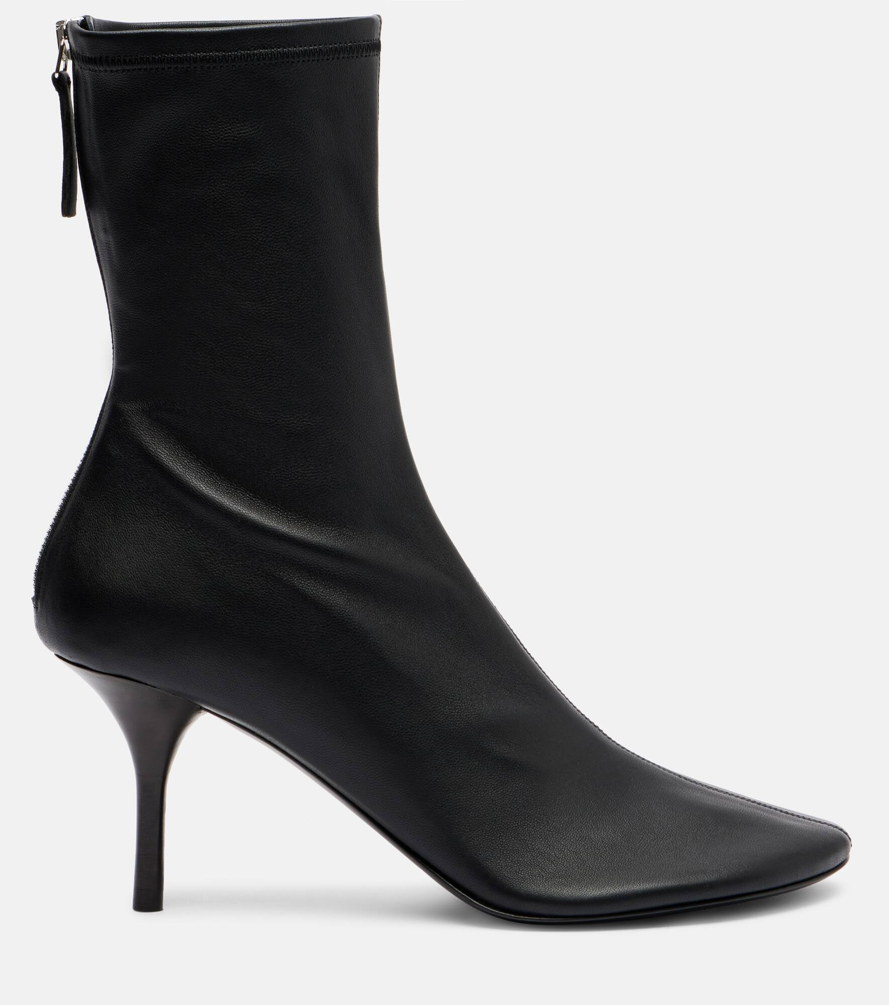 75 leather ankle boots - 4