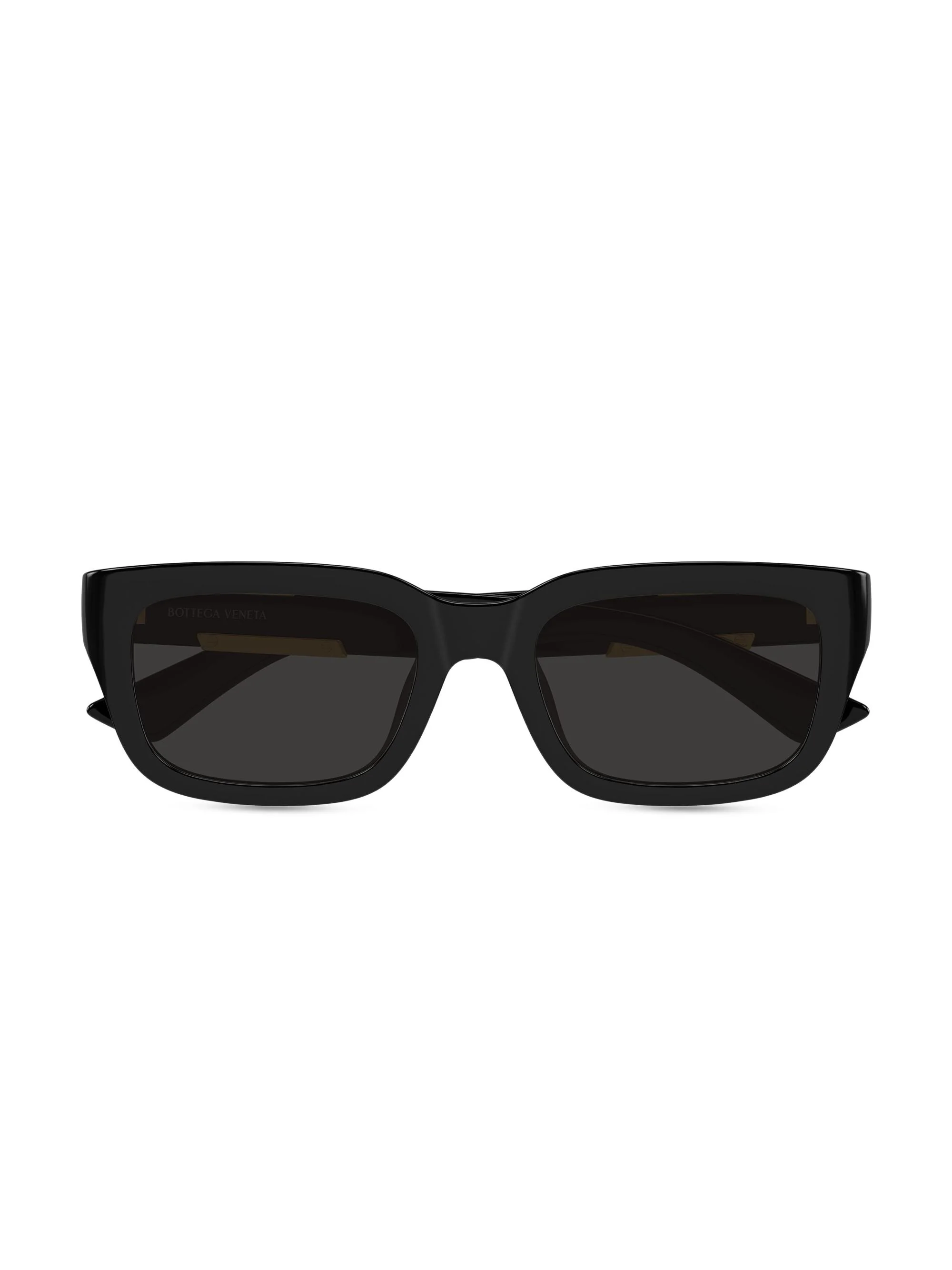 Women's Dash Ribbon 54MM Rectangular Sunglasses - Black - 1