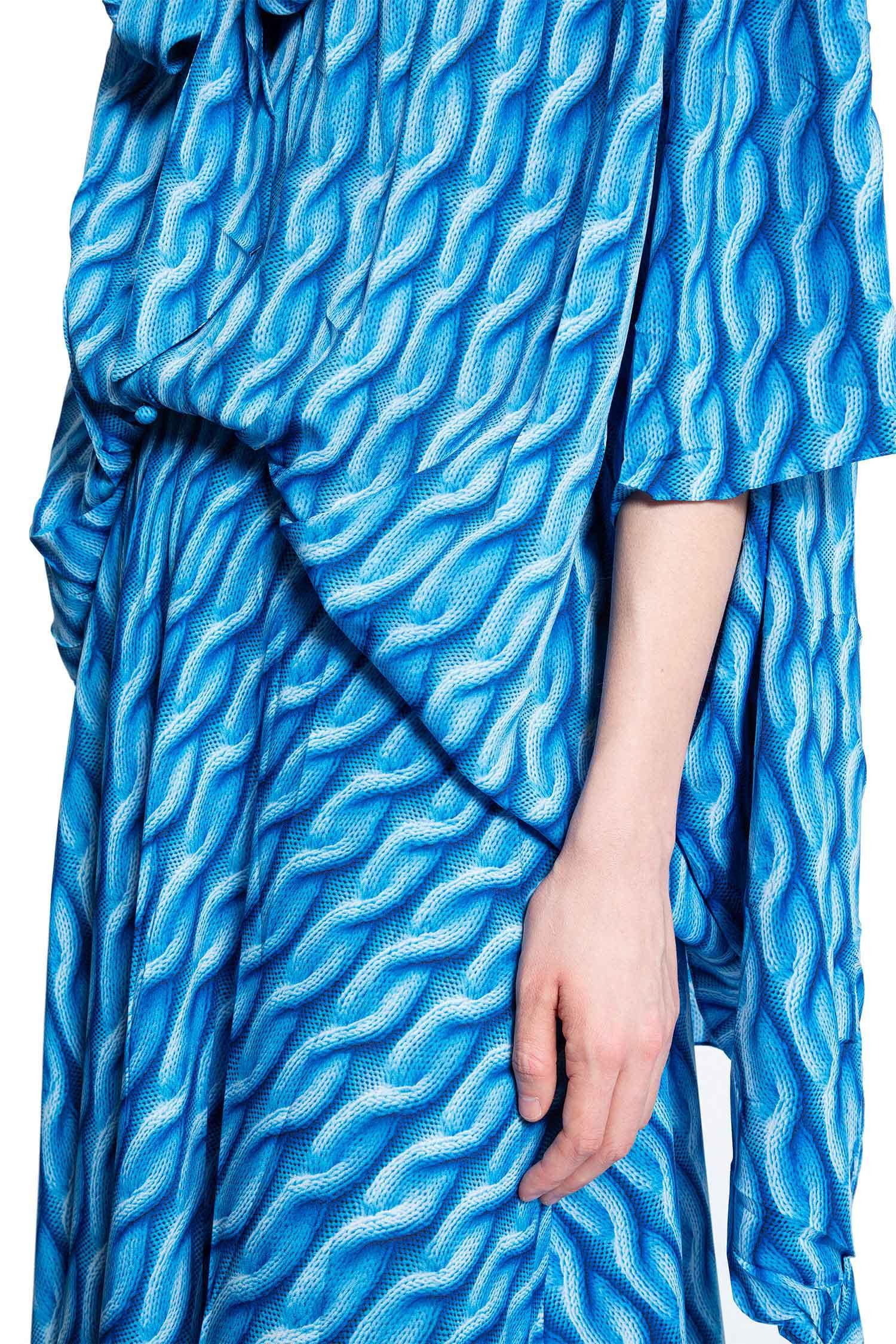 Printed-Double-Sleeve-Dress - 4
