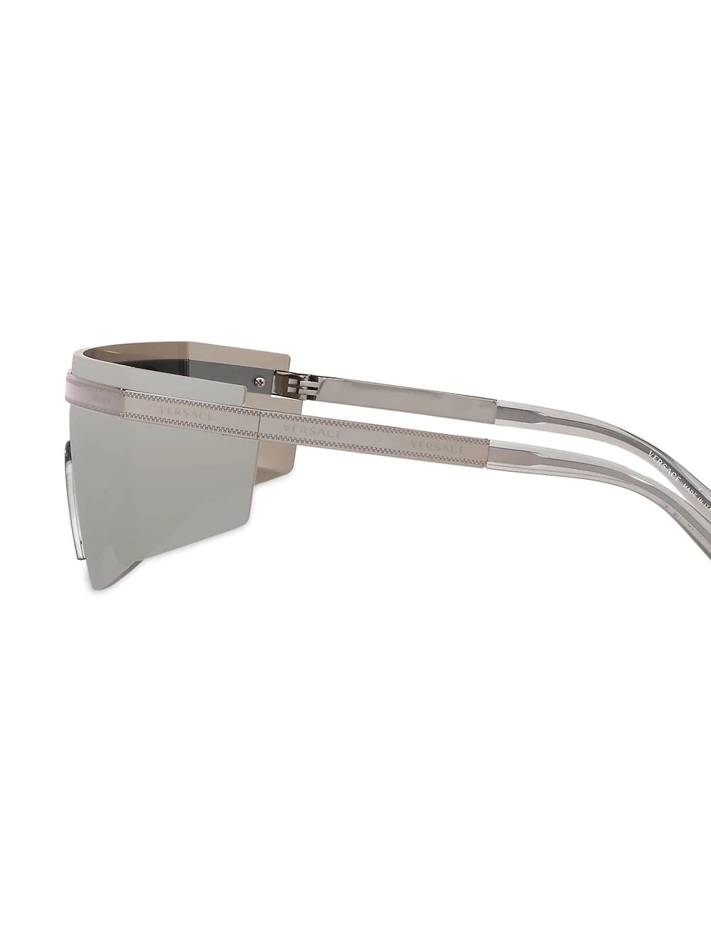 logo band visor sunglasses - 3